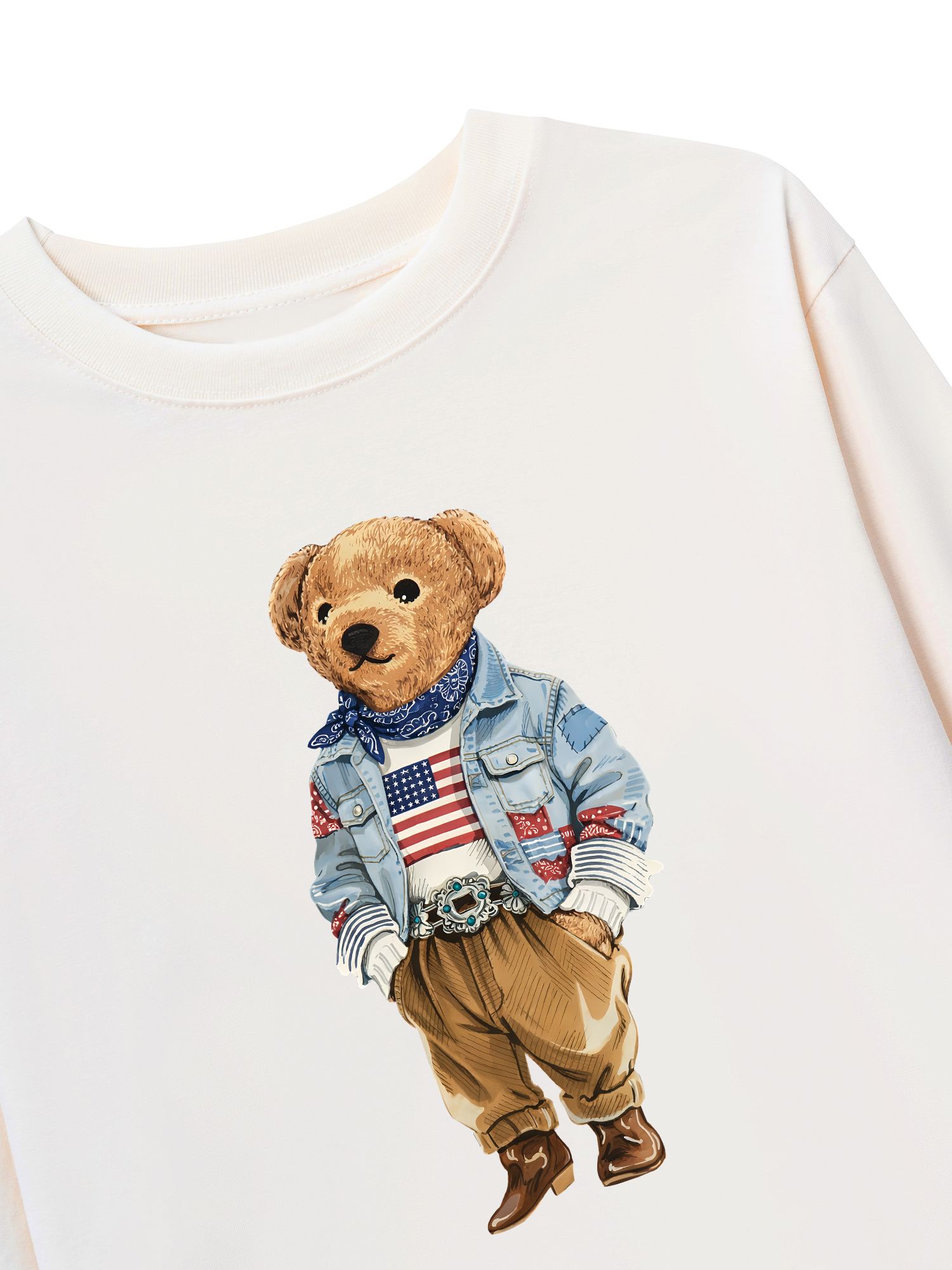 Áo Thun Dài Tay Cowboy Bear