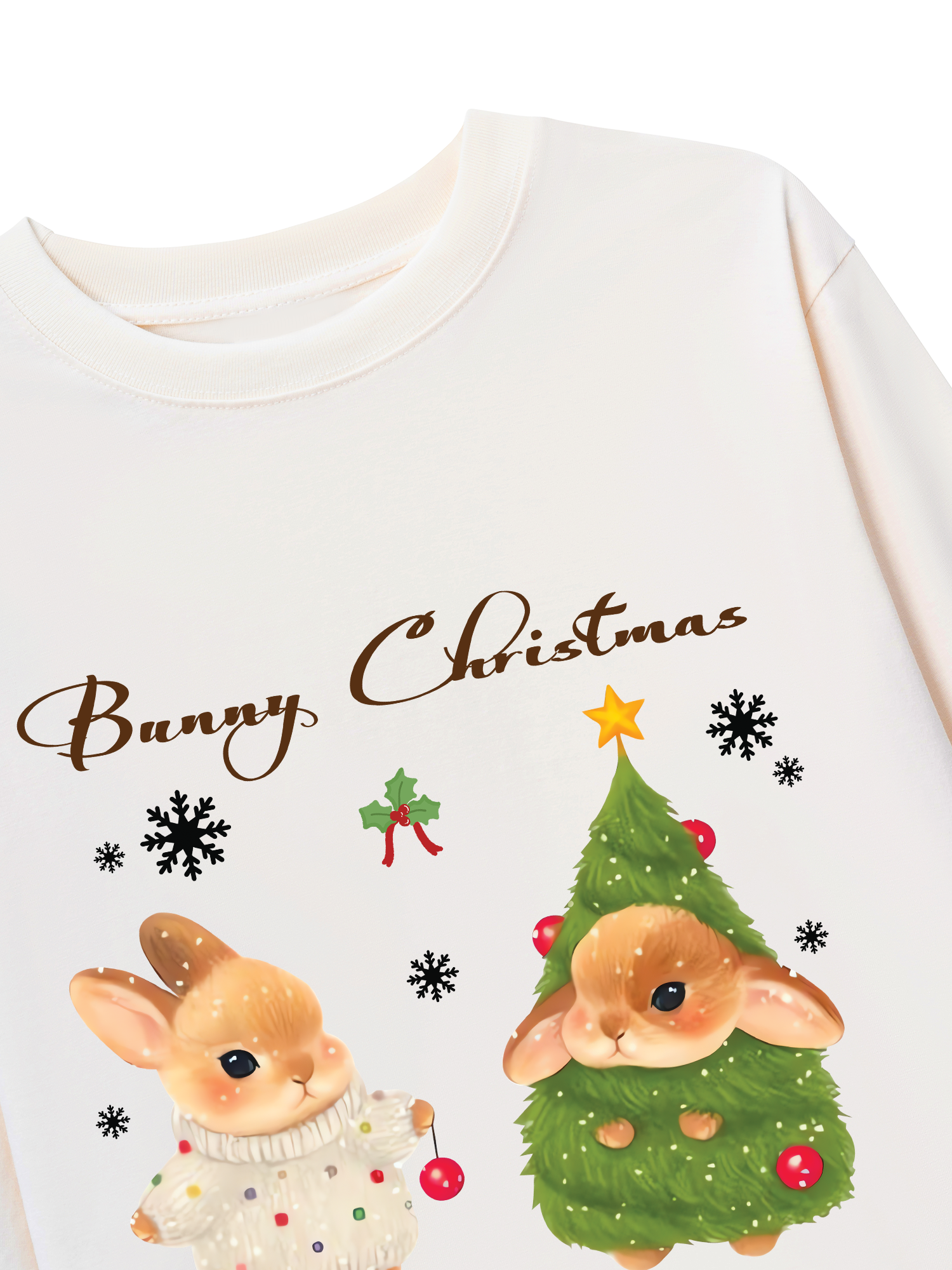 Áo Thun Dài Tay Bunny Christmas