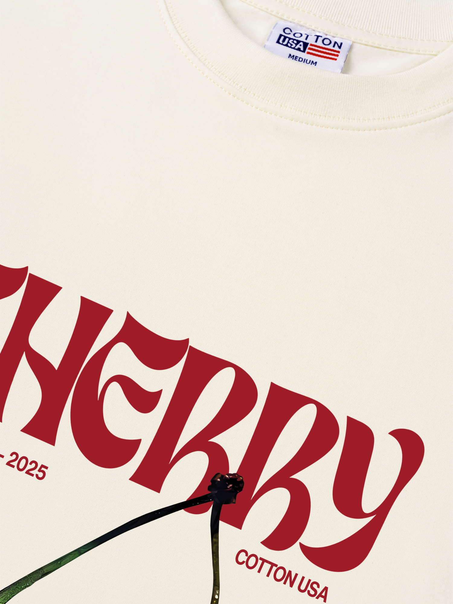 Áo Thun Relaxed Fit Cherry Freshty Fruit