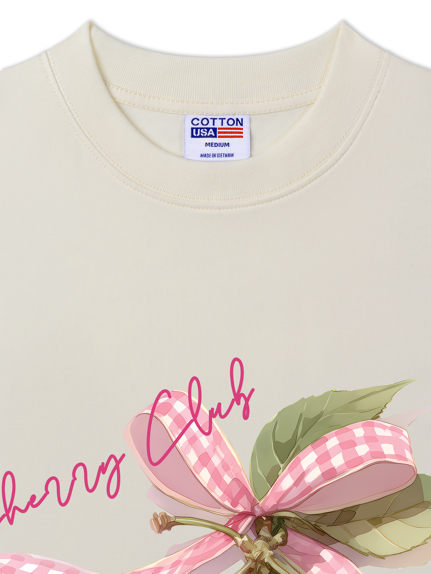 Áo Thun Relaxed Fit Cherru Club Pink Plaid