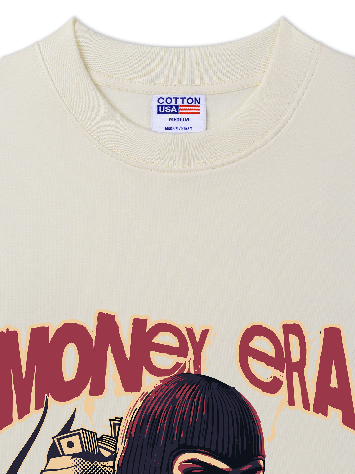 Áo Thun Relaxed Fit Money Era No Rules