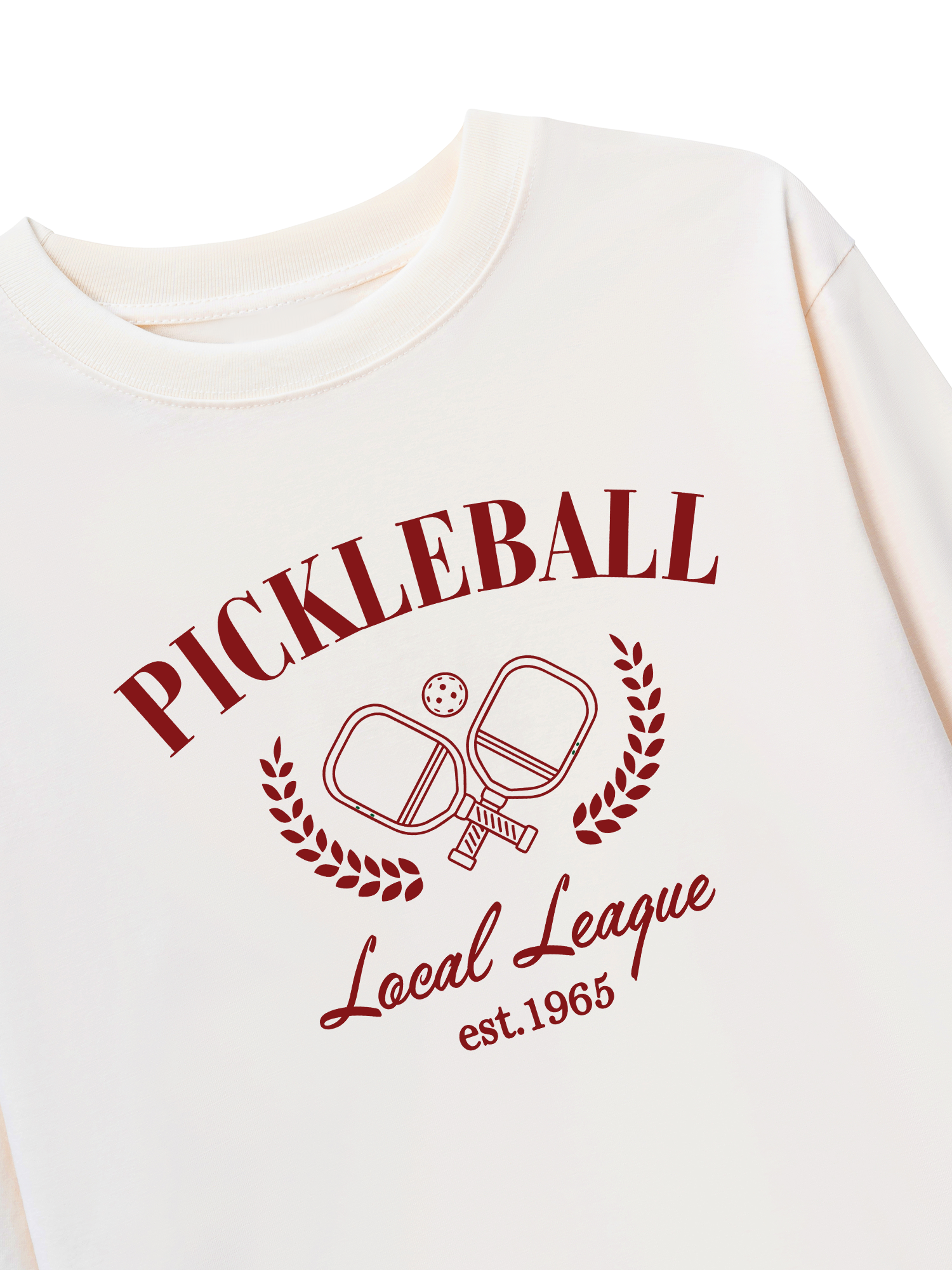 Áo Thun Dài Tay Pickleball Red Local League