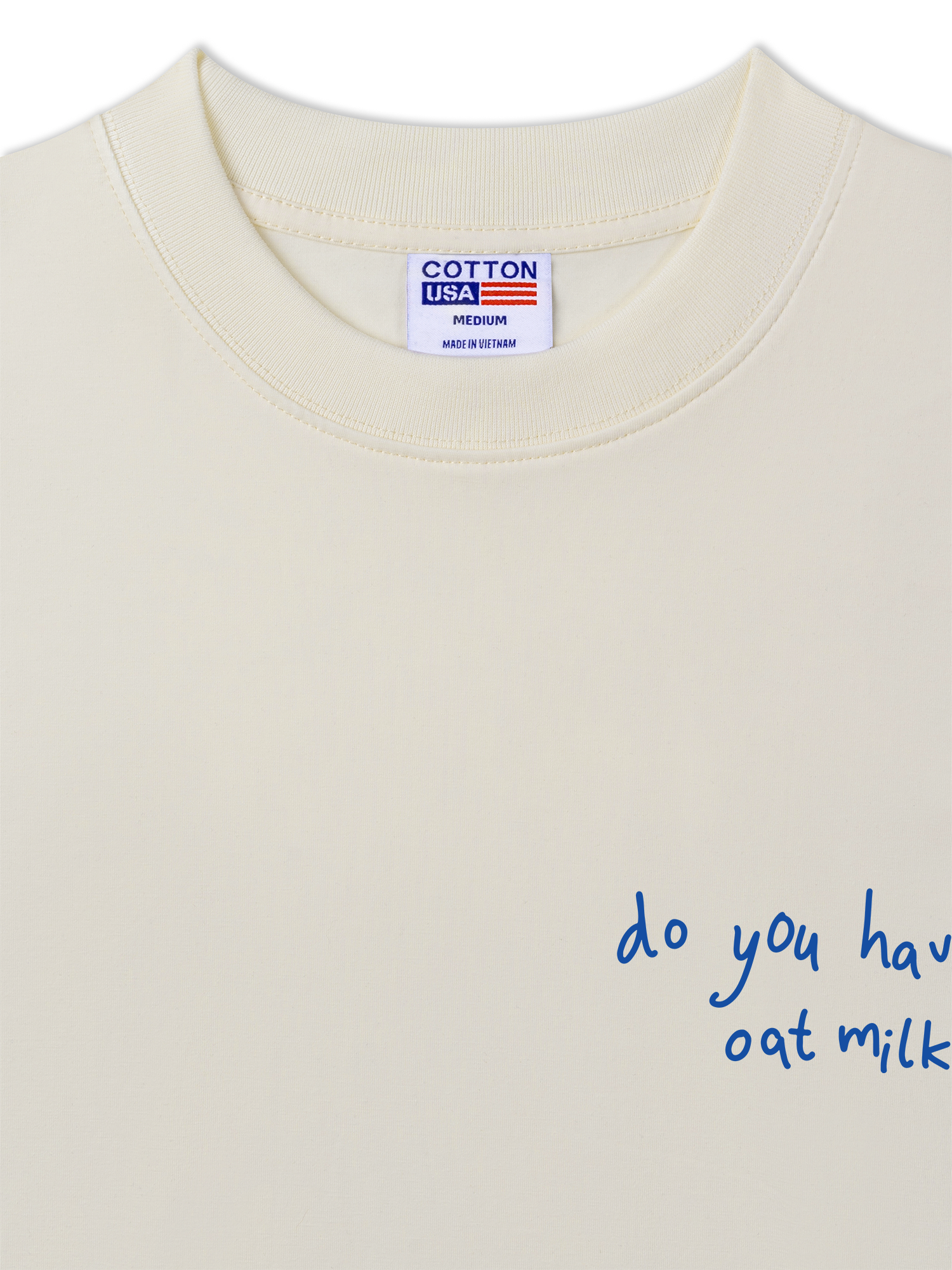 Áo Thun Relaxed Fit Daily Cup Do You Have Oat Milk