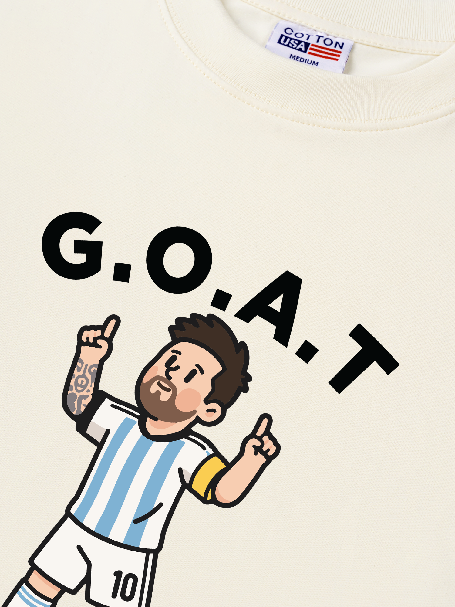 Áo Thun Relaxed Fit Soccer GOAT