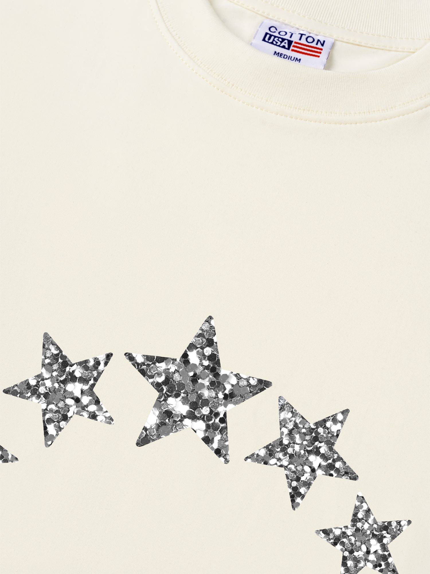 Áo Thun Relaxed Fit Bling Five Star
