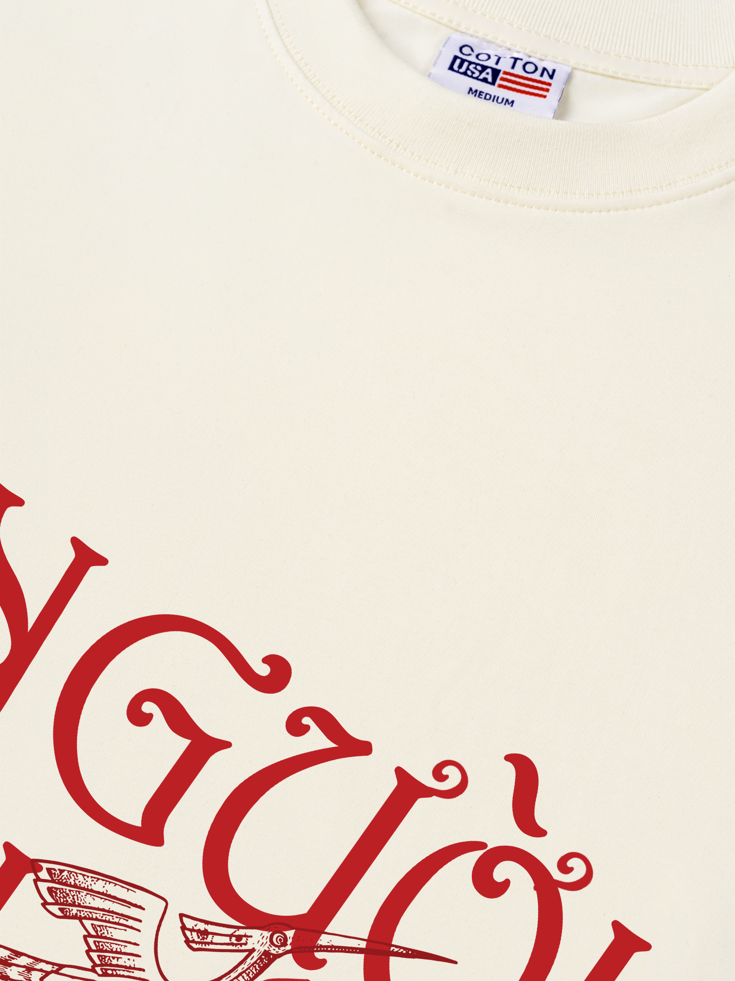 Áo Thun Relaxed Fit Việt Nam Người Việt - Máu Đỏ Da Vàng