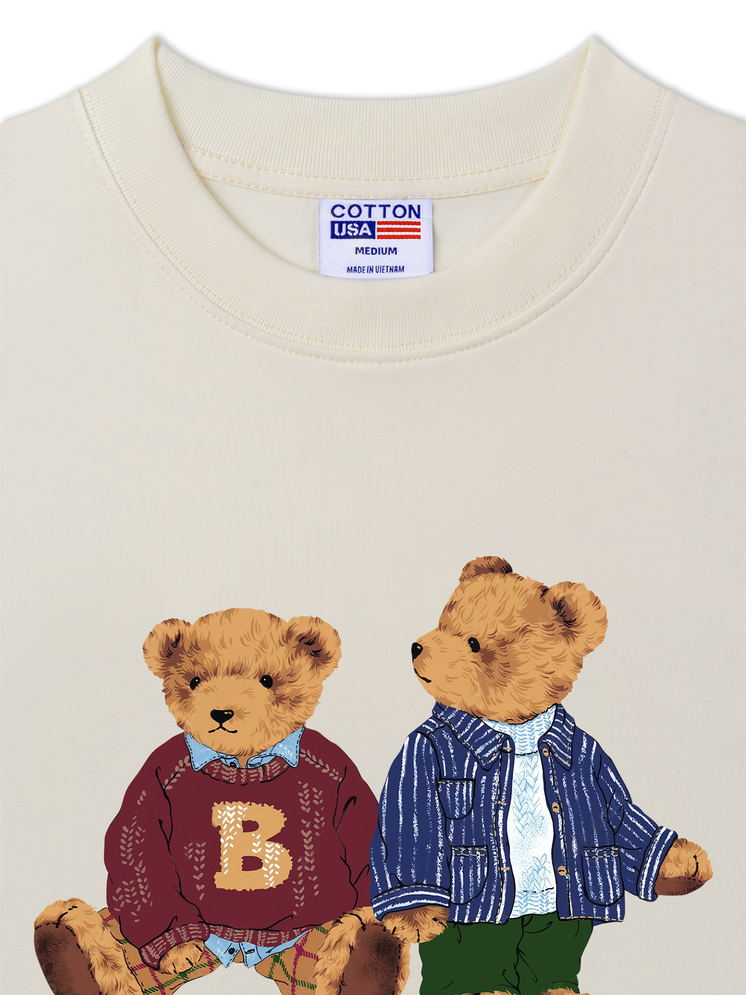 Áo Thun Relaxed Fit Brown Bear