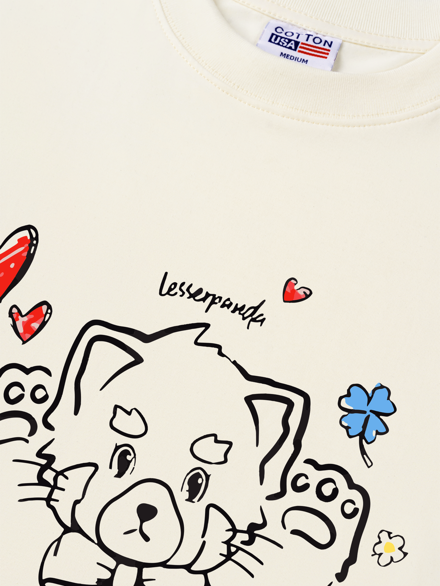 Áo Thun Relaxed Fit Soft Paw Draw