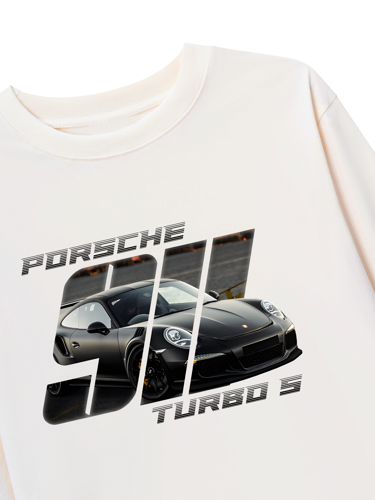 Áo Thun Dài Tay Porsche Silver Turbo S