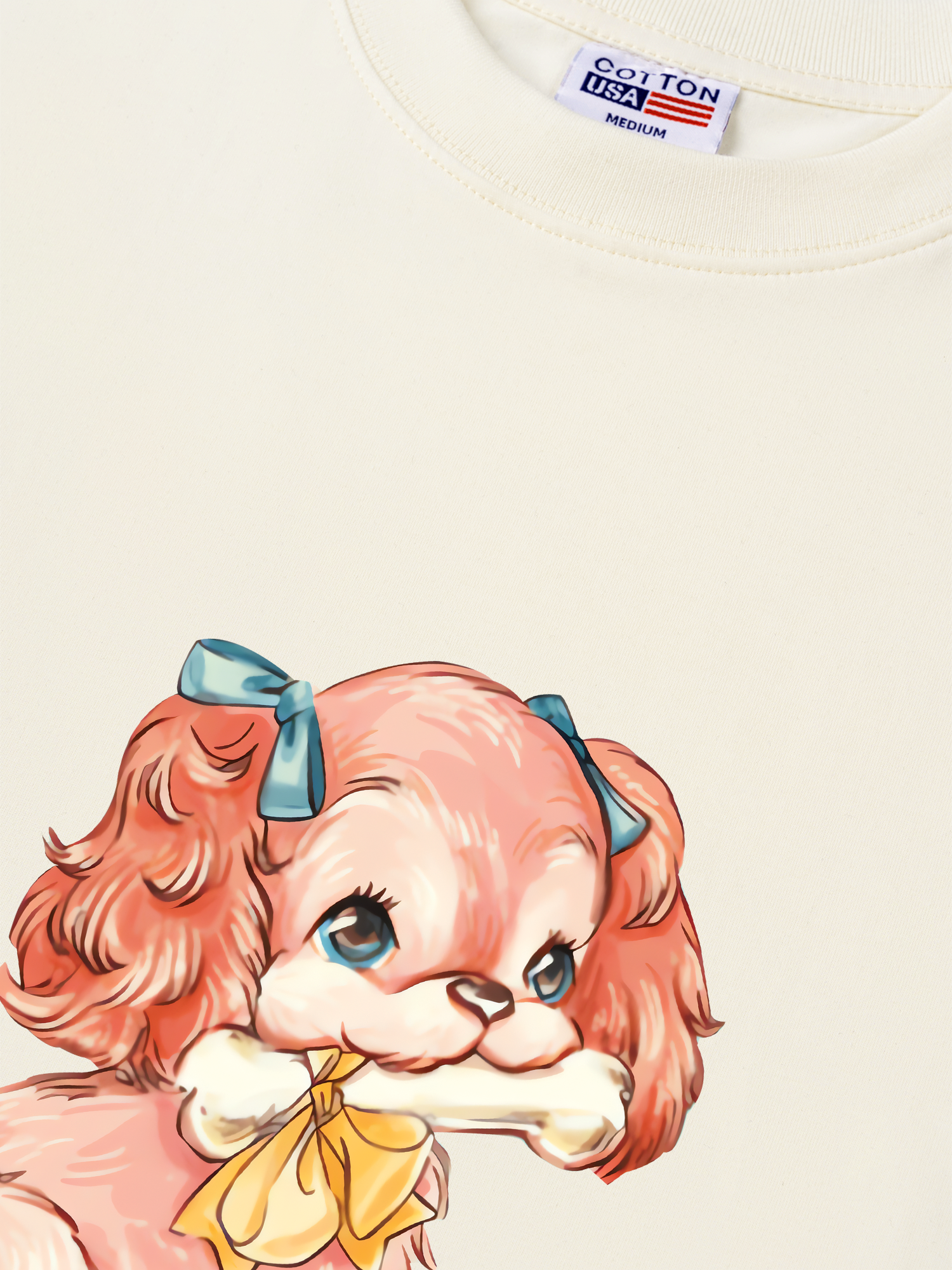 Áo Thun Relaxed Fit Soft Paw Sugar Dog