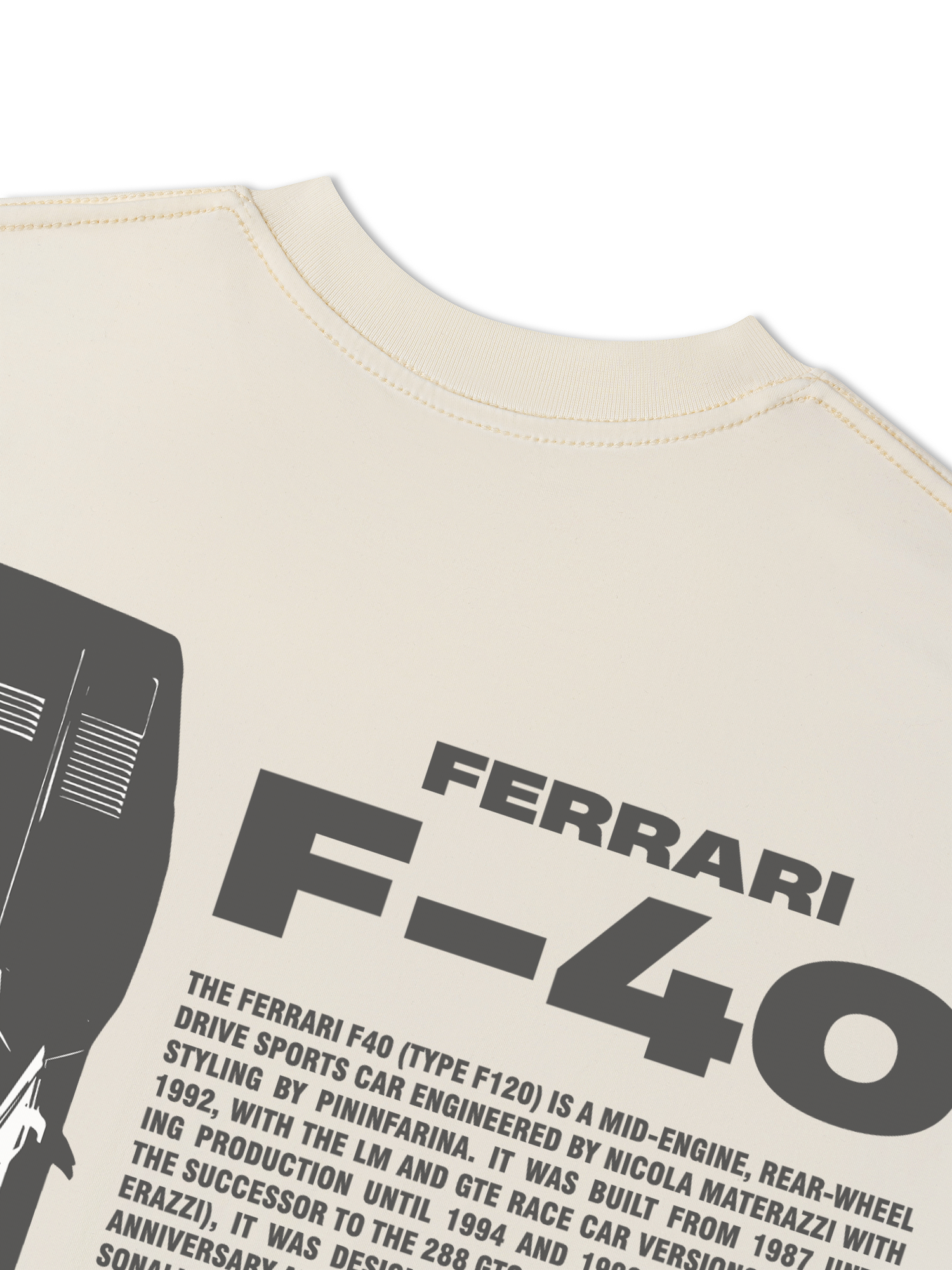 Áo Thun Relaxed Fit Ferrari F-40 Classic