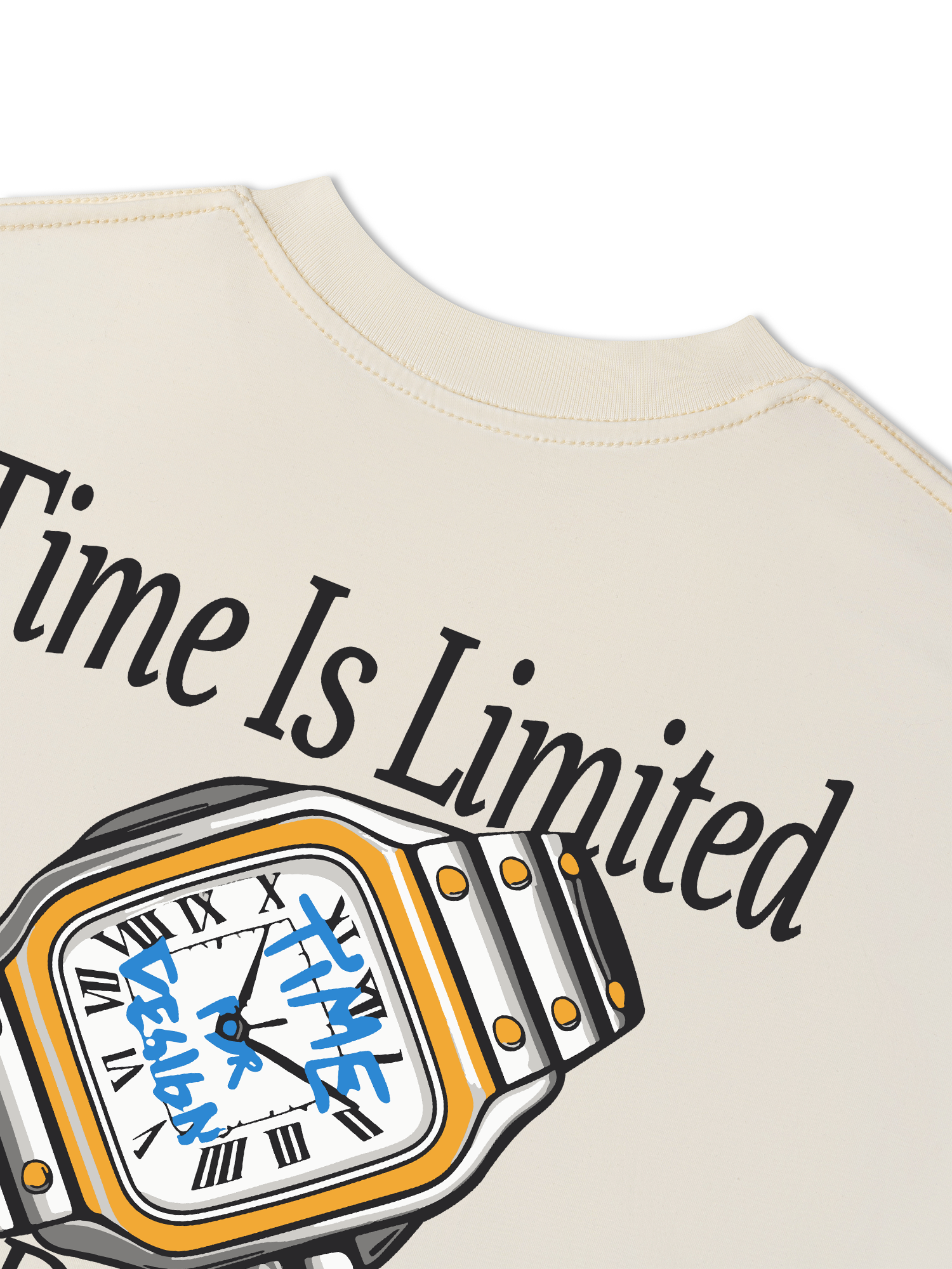 Áo Thun Relaxed Fit Time Is Limited