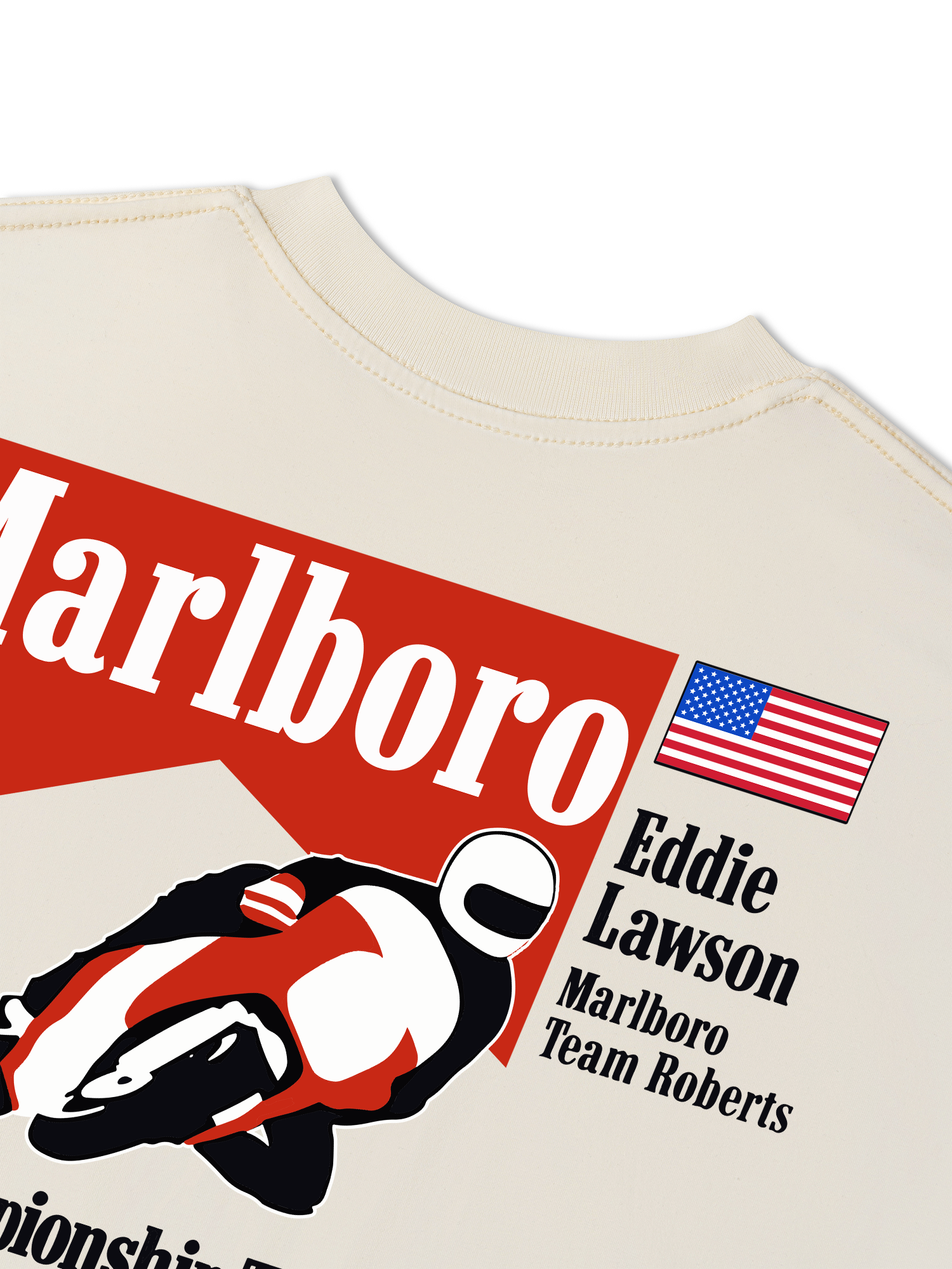 Áo Thun Relaxed Fit Marlboro Eddie Lawson