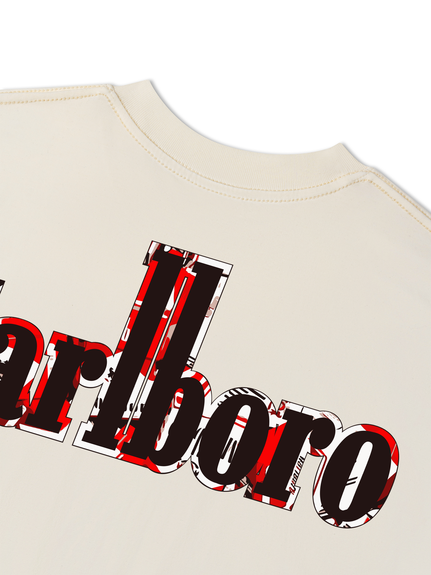 Áo Thun Relaxed Fit Marlboro Mixed Logo