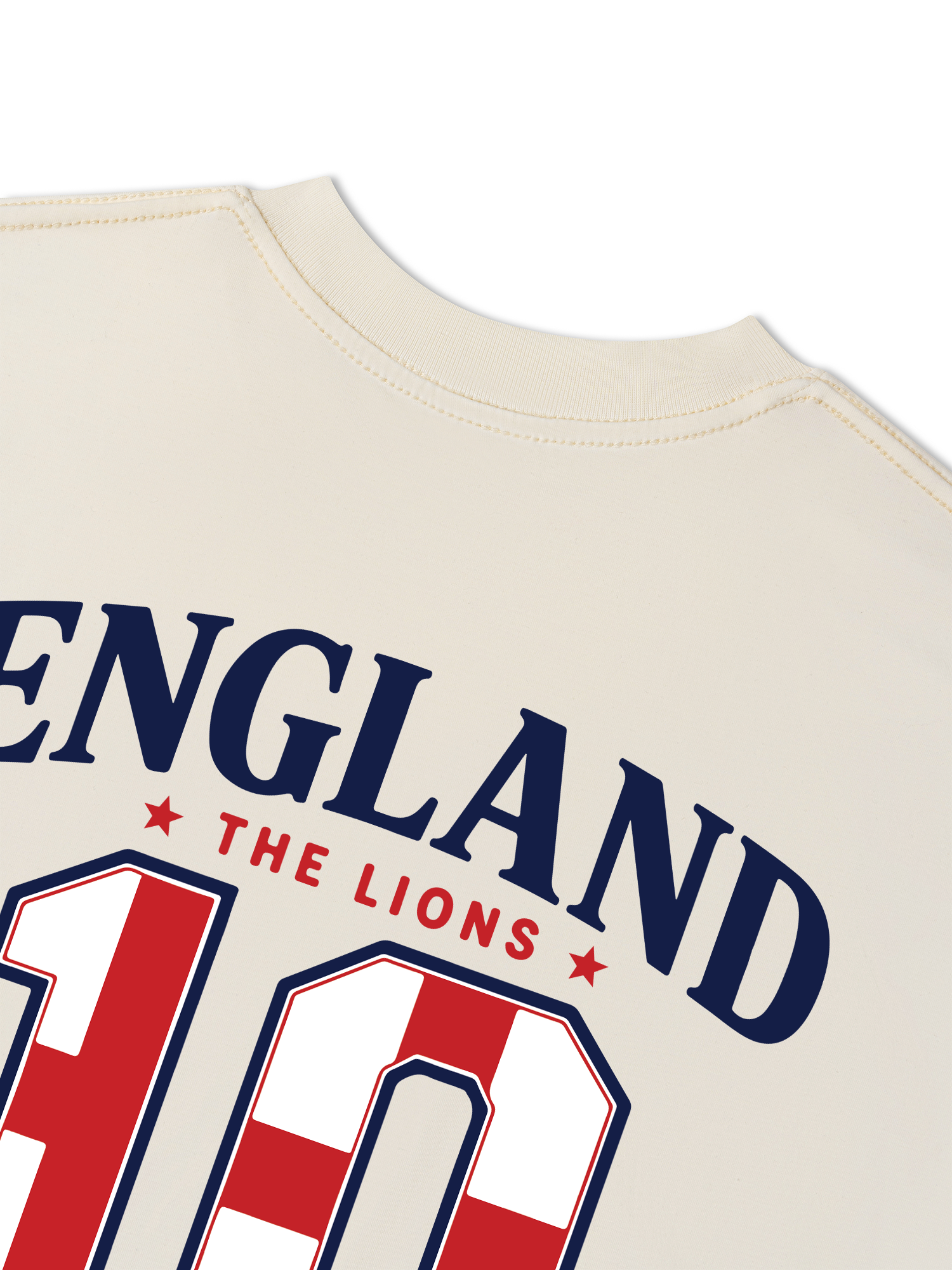 Áo Thun Relaxed Fit Soccer England Red White Spirit