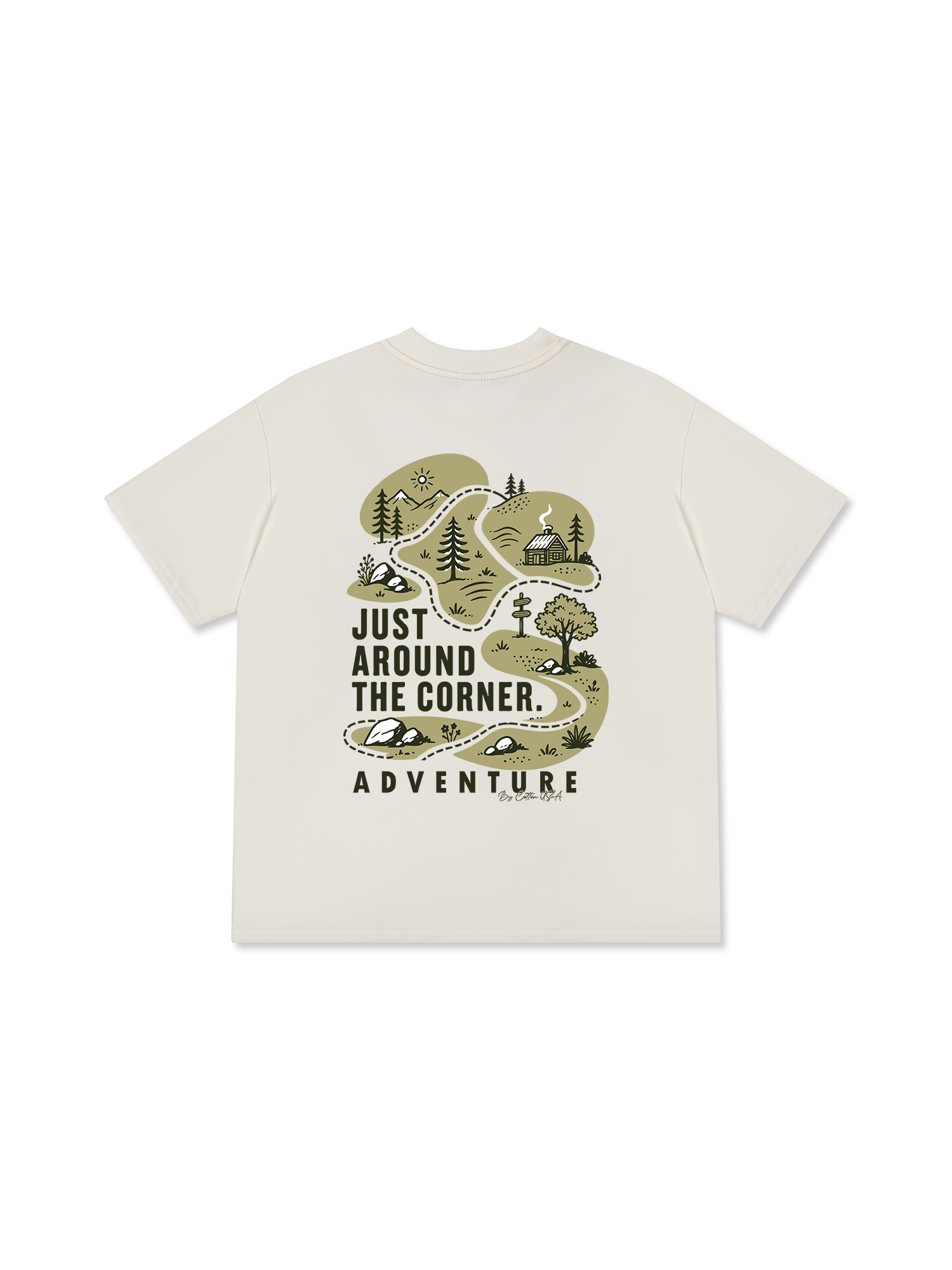 Áo Thun Relaxed Fit Adventure By Cotton USA
