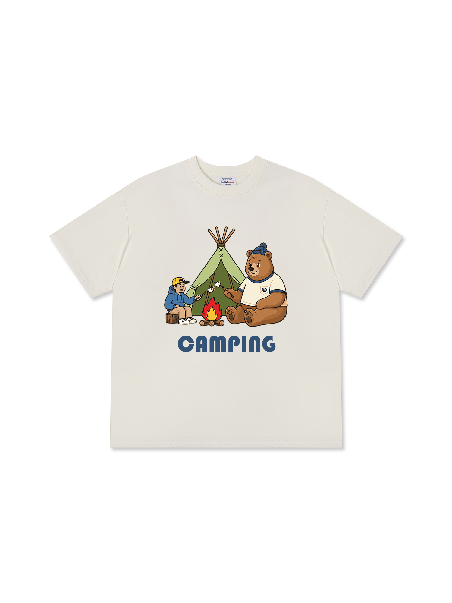 Áo Thun Relaxed Fit Adventure Camping