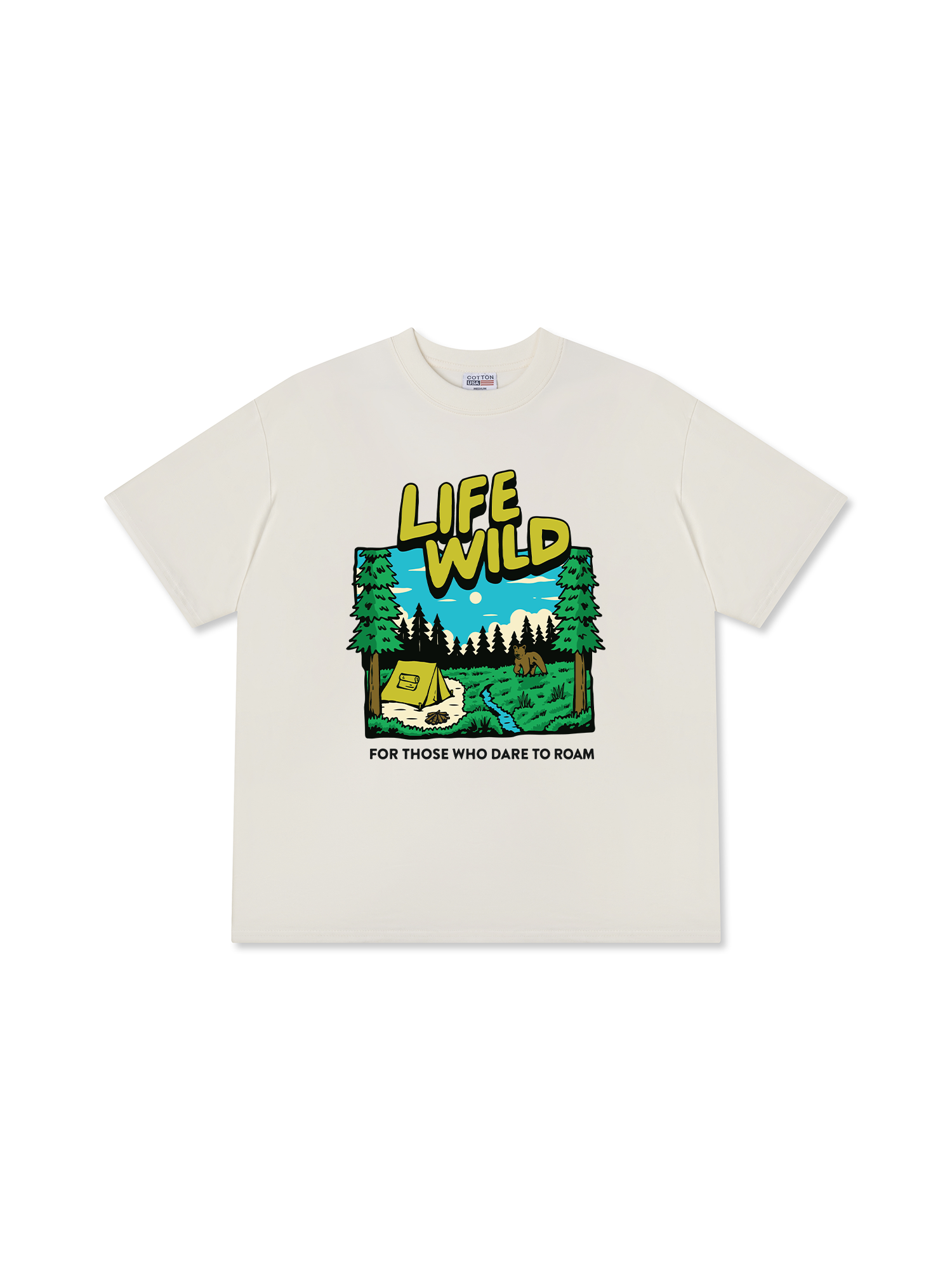 Áo Thun Relaxed Fit Adventure Life Wild