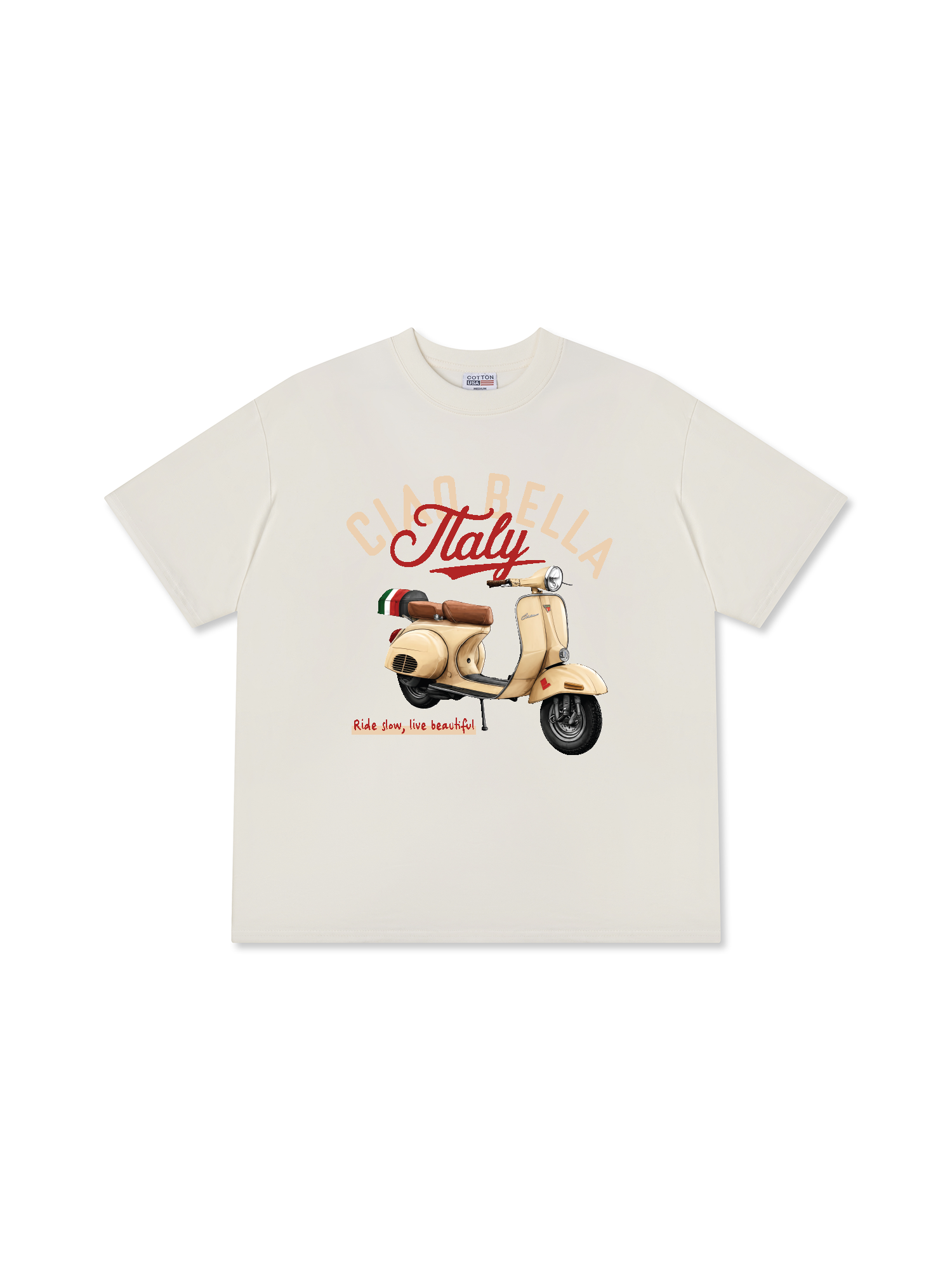 Áo Thun Relaxed Fit Car Ciao Bella