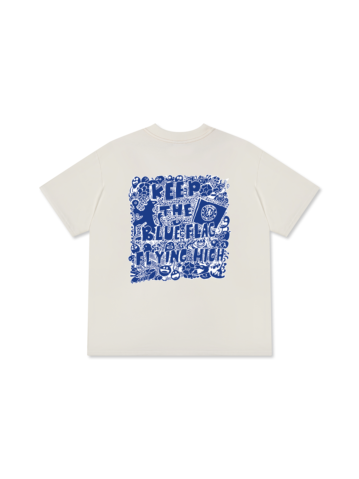 Áo Thun Relaxed Fit Soccer Keep The Blue Flag Flying High