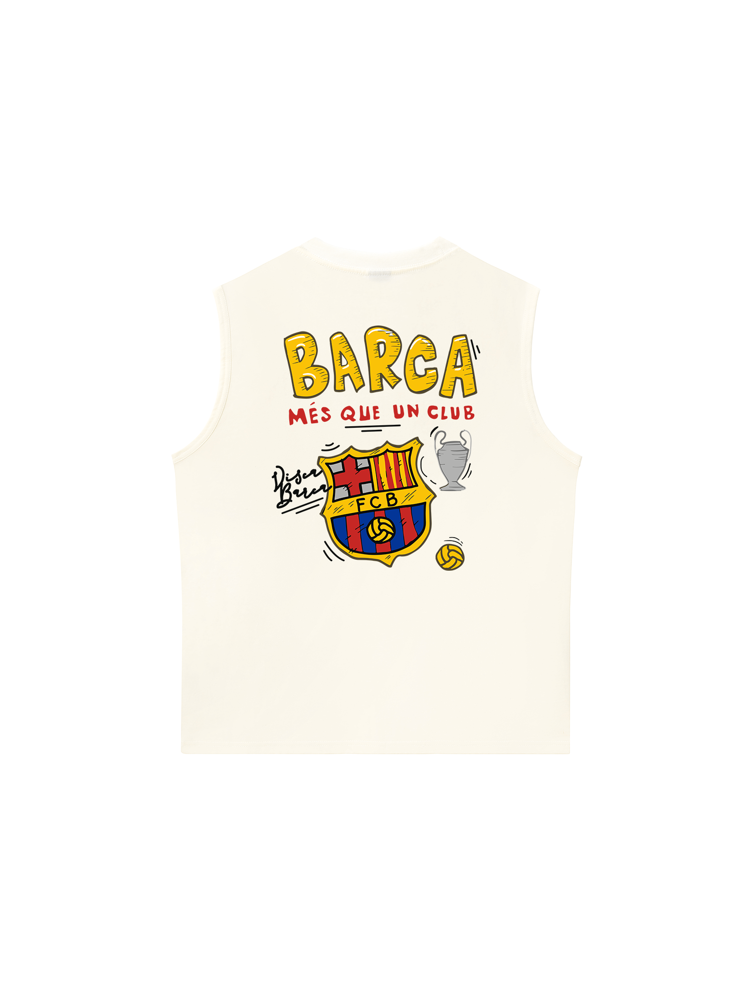 Áo Ba Lỗ Relaxed Fit Barca Més Que Un Club