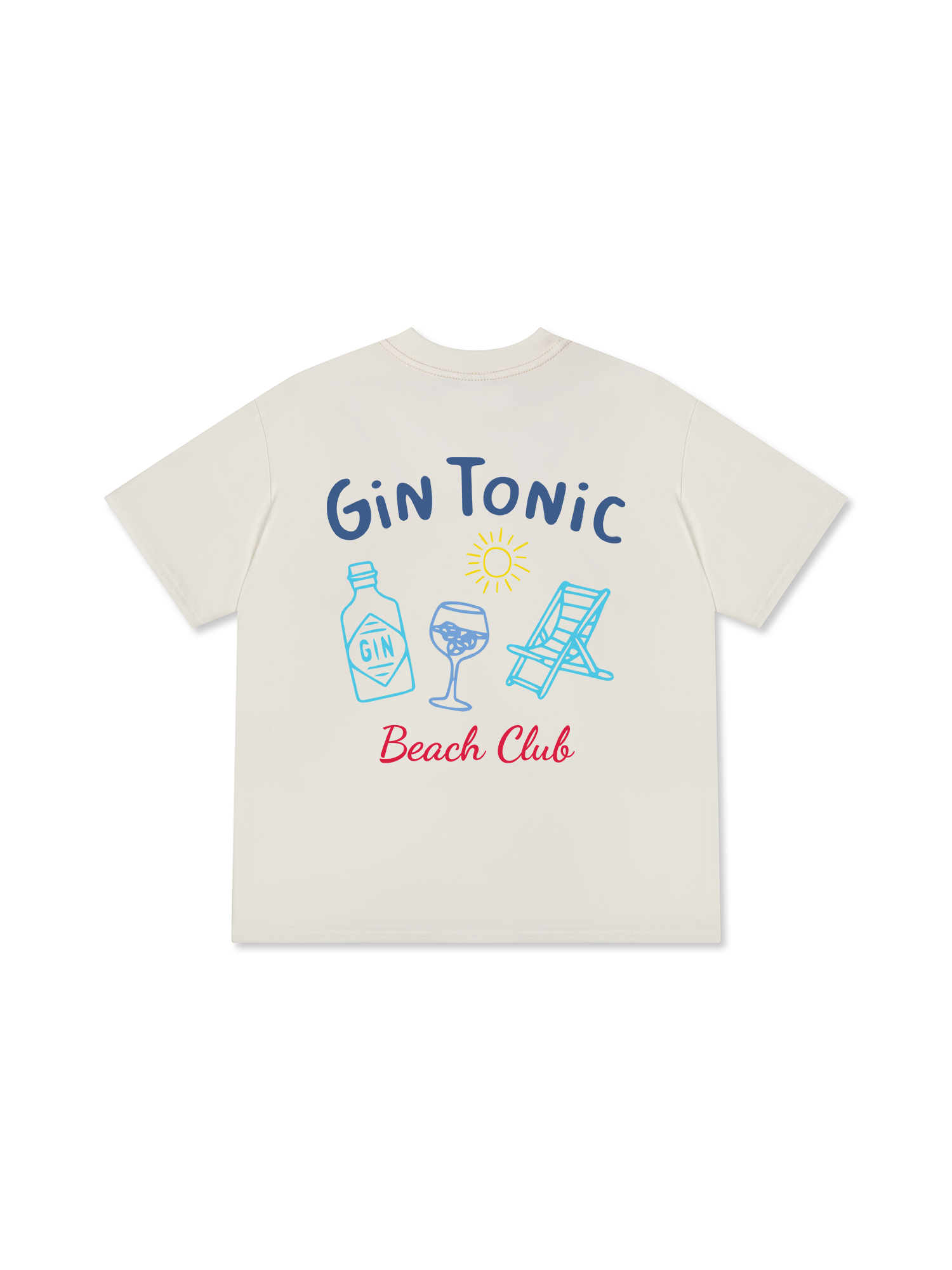 Áo Thun Relaxed Fit Gin Tonic Beach Club