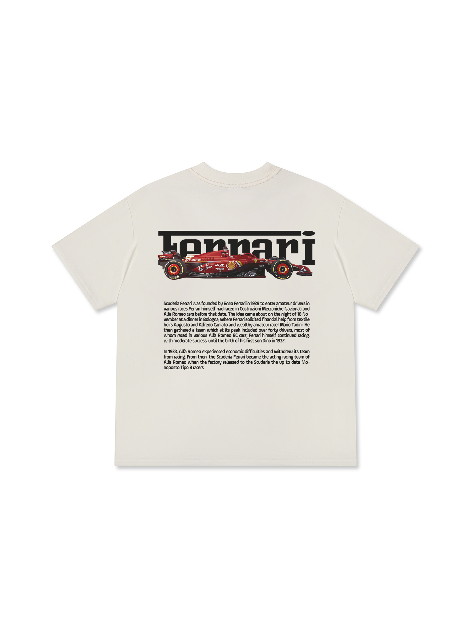 Áo Thun Relaxed Fit Ferrari Enzo Leon