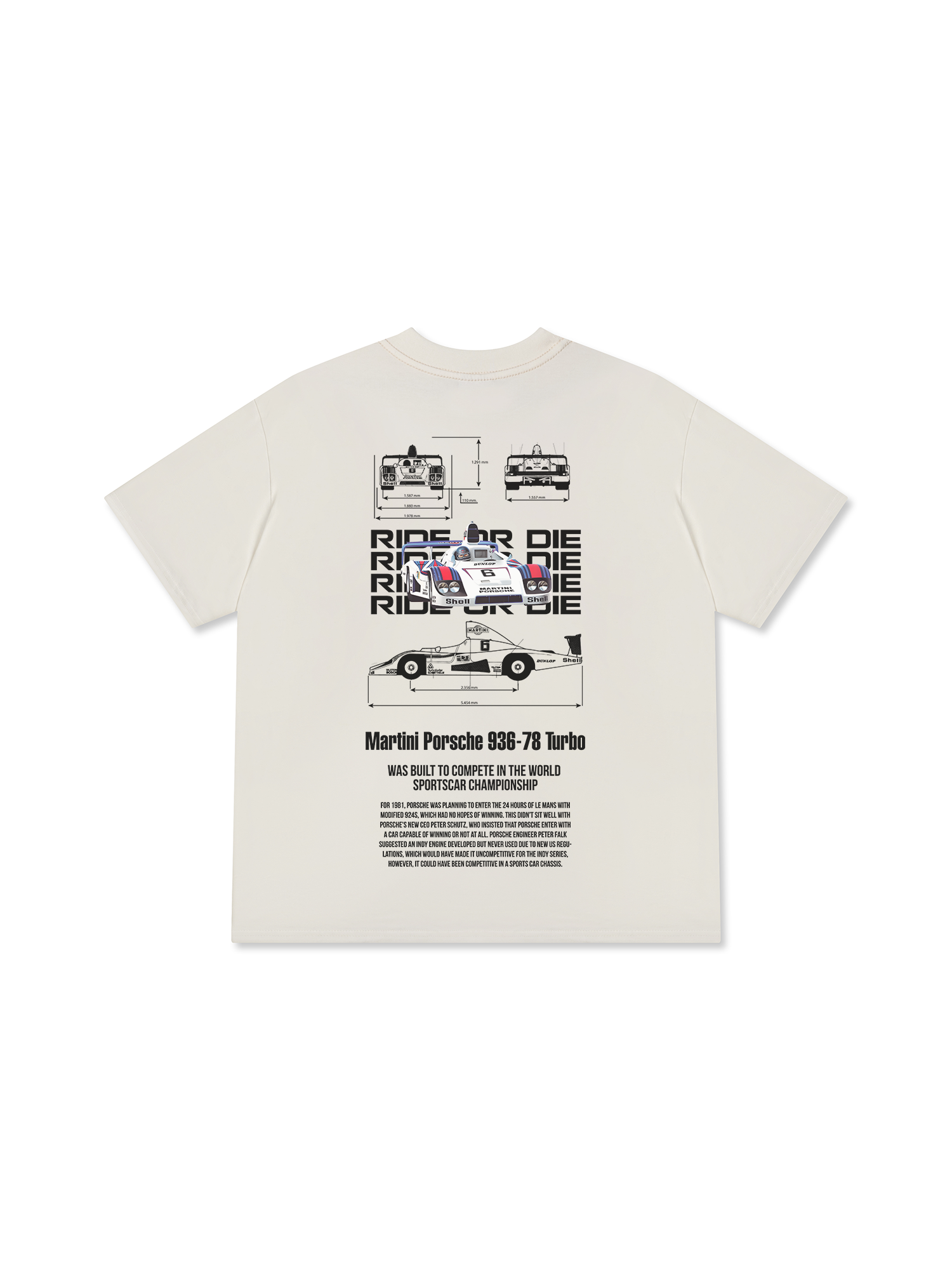 Áo Thun Relaxed Fit Porsche Martini 936-78 Turbo