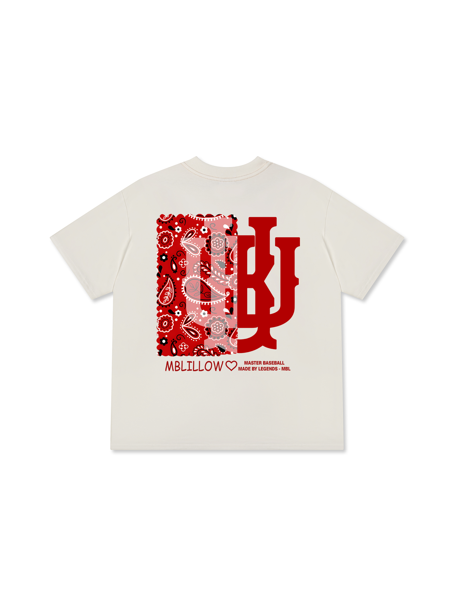 Áo Thun Relaxed Fit Master Baseball Red Bandana