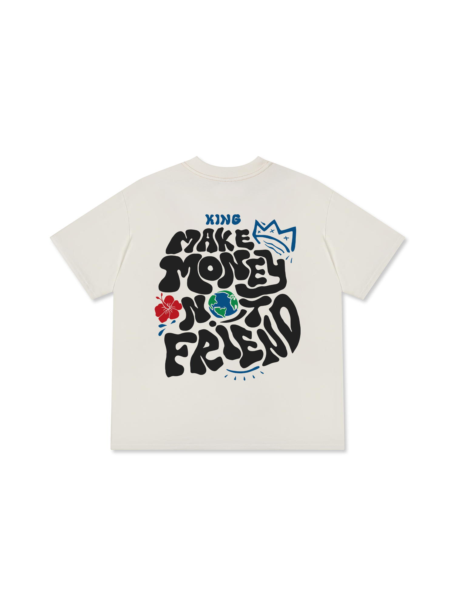 Áo Thun Relaxed Fit Money King Make Not Friend