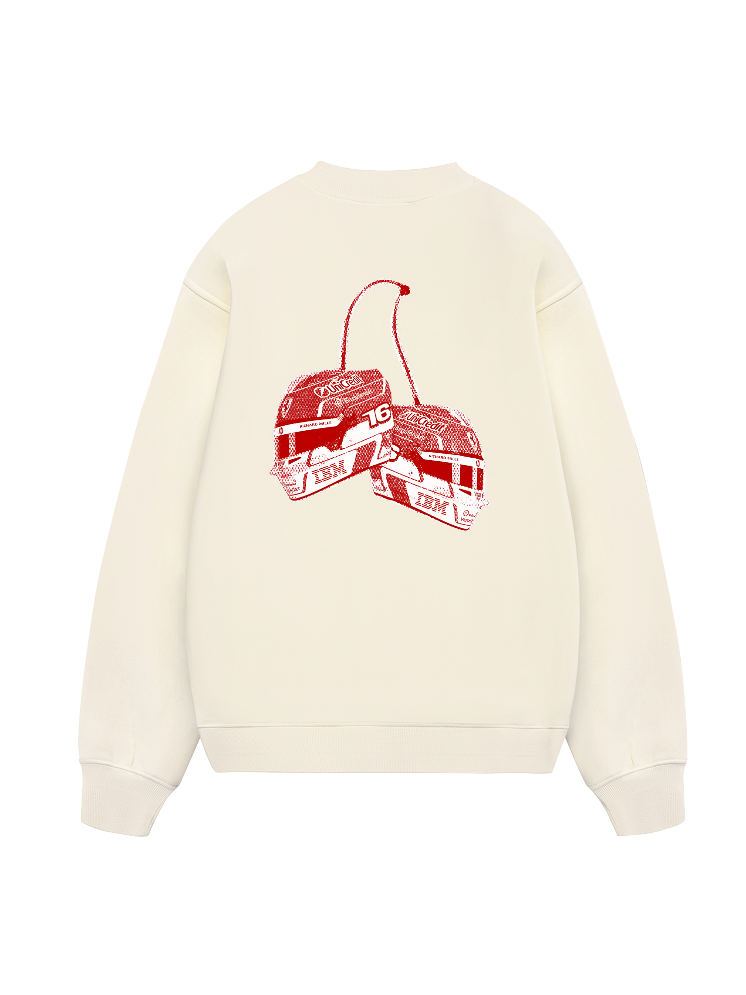 Ferrari Red Cherry Scuredia Sweater