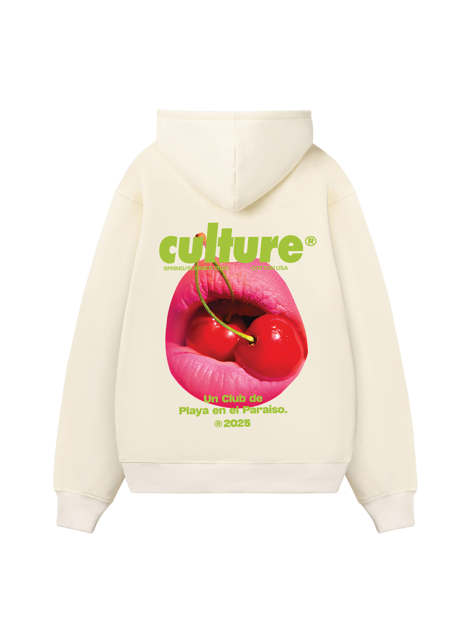 Tropical Culture Cherry Lip Hoodie