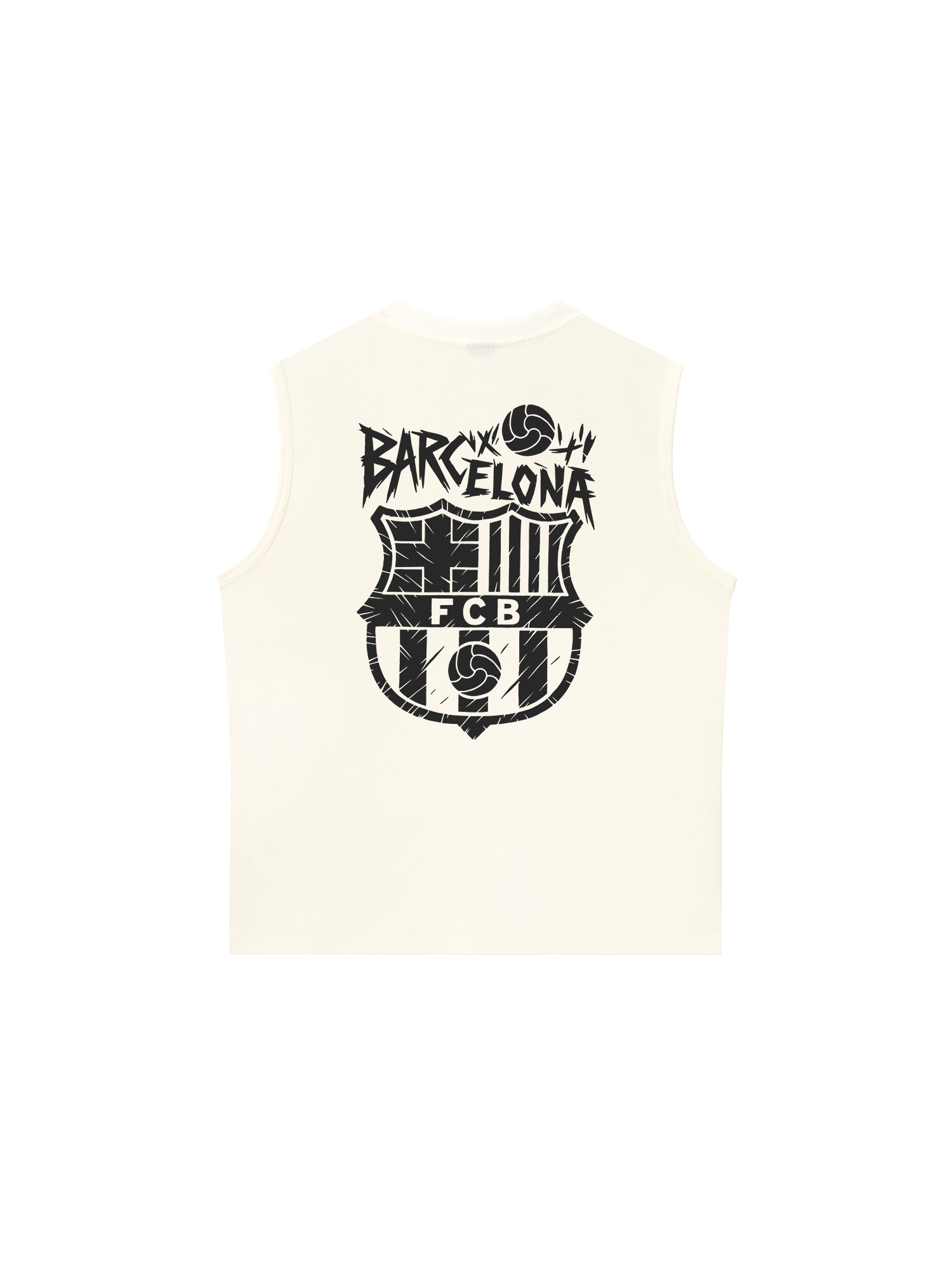 Áo Ba Lỗ Relaxed Fit Barcelona Wild Style
