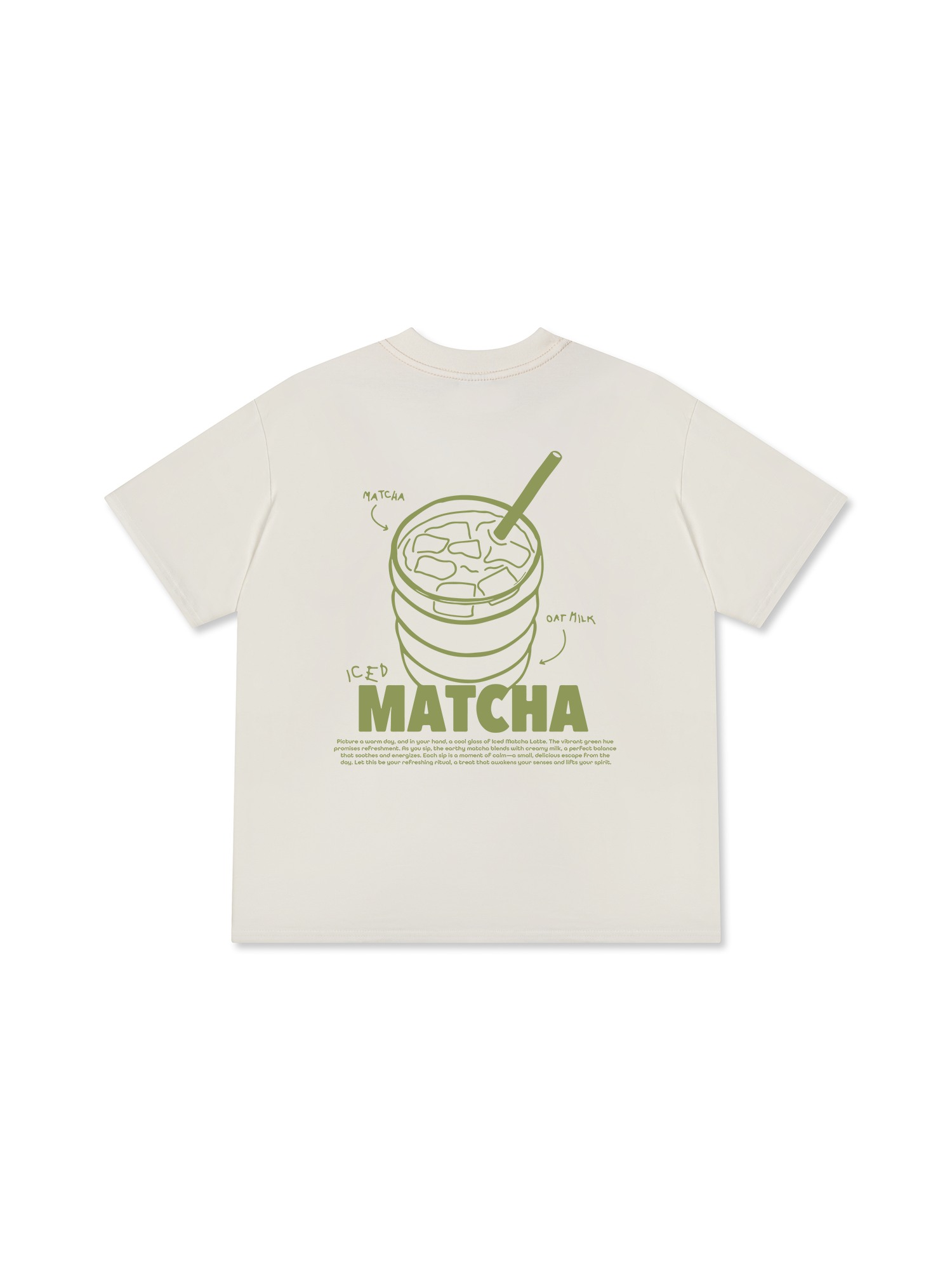 Áo Thun Relaxed Fit Daily Cup Iced Matcha