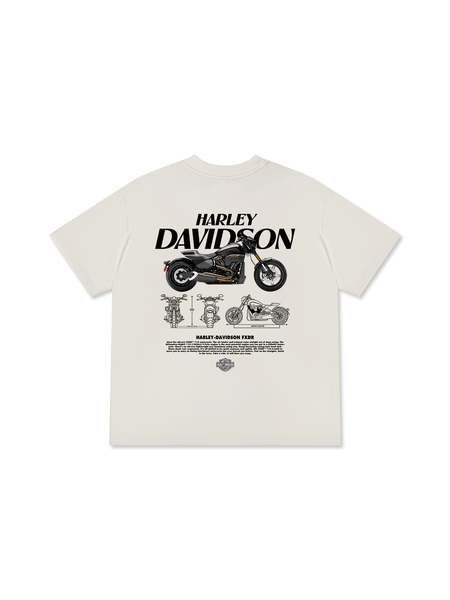 Áo Thun Relaxed Fit Dark Horse Rider Davidson
