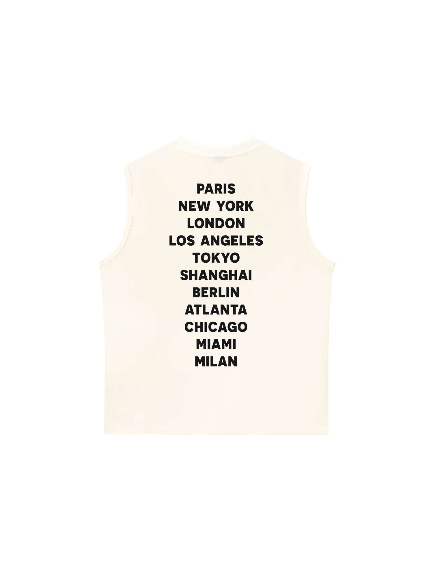 Áo Ba Lỗ Relaxed Fit Cities I Love
