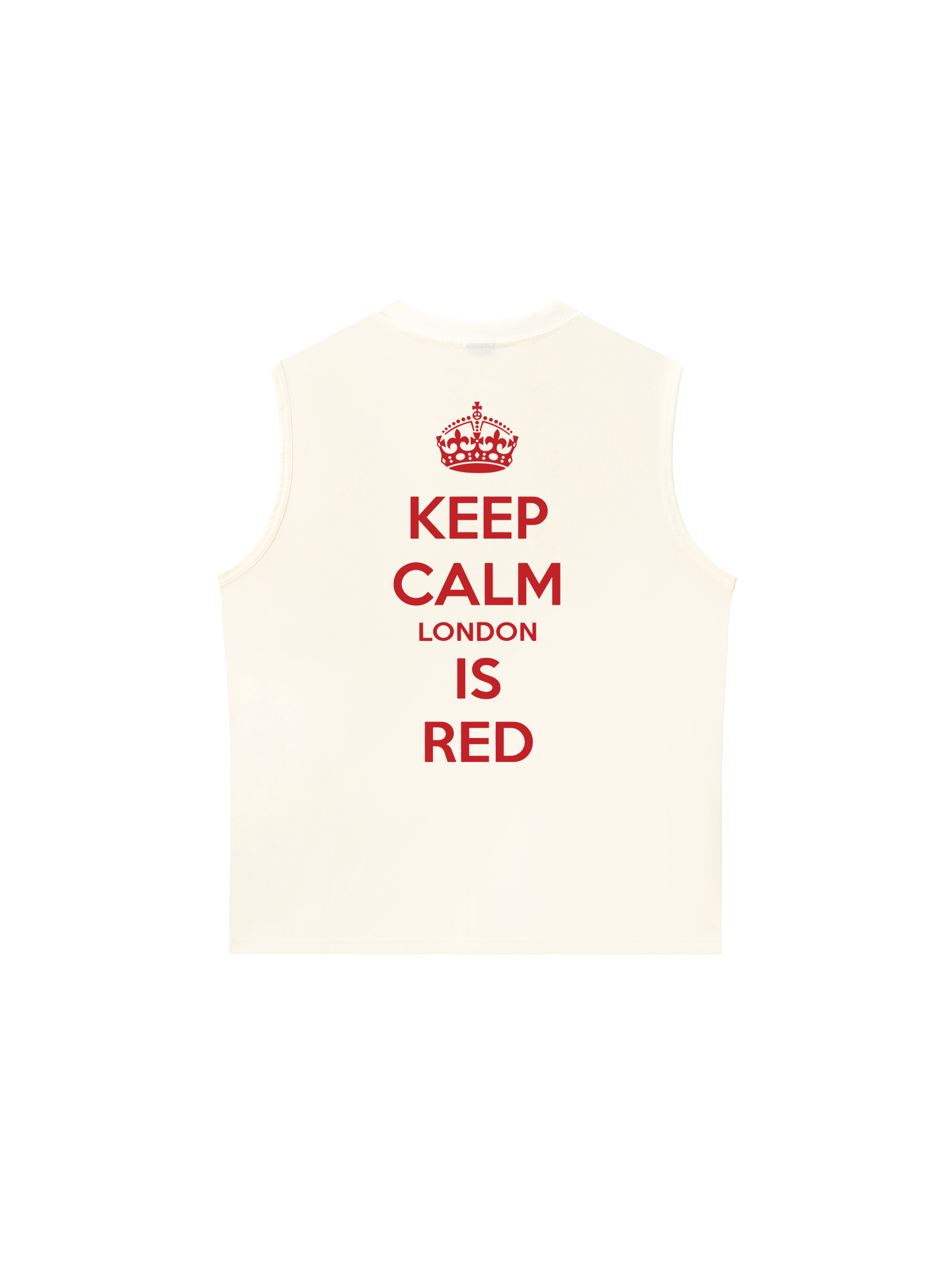 Áo Ba Lỗ Relaxed Fit Soccer Keep Calm London Is Red