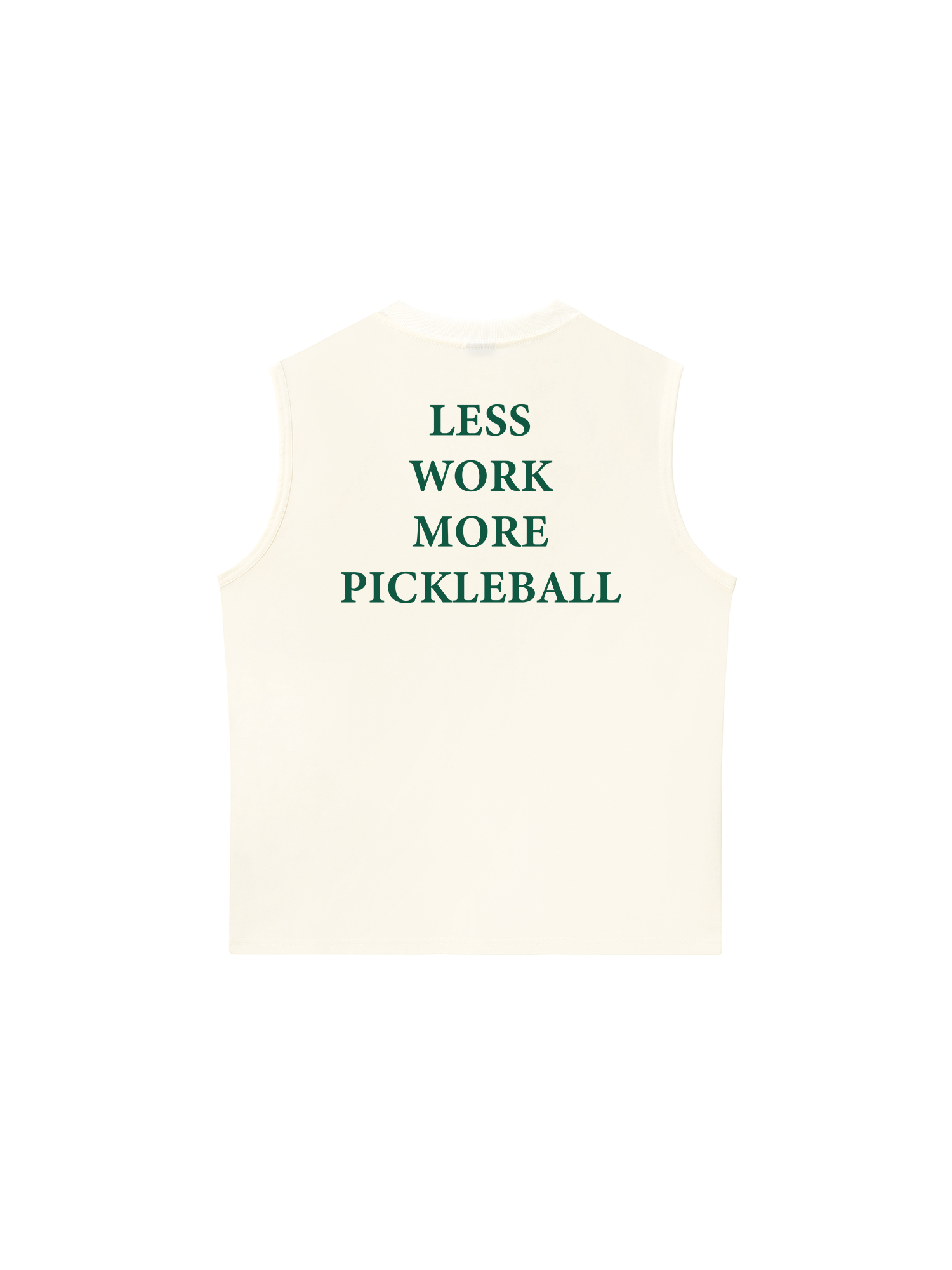 Áo Ba Lỗ Relaxed Fit Pickleball Less Work More Pickleball