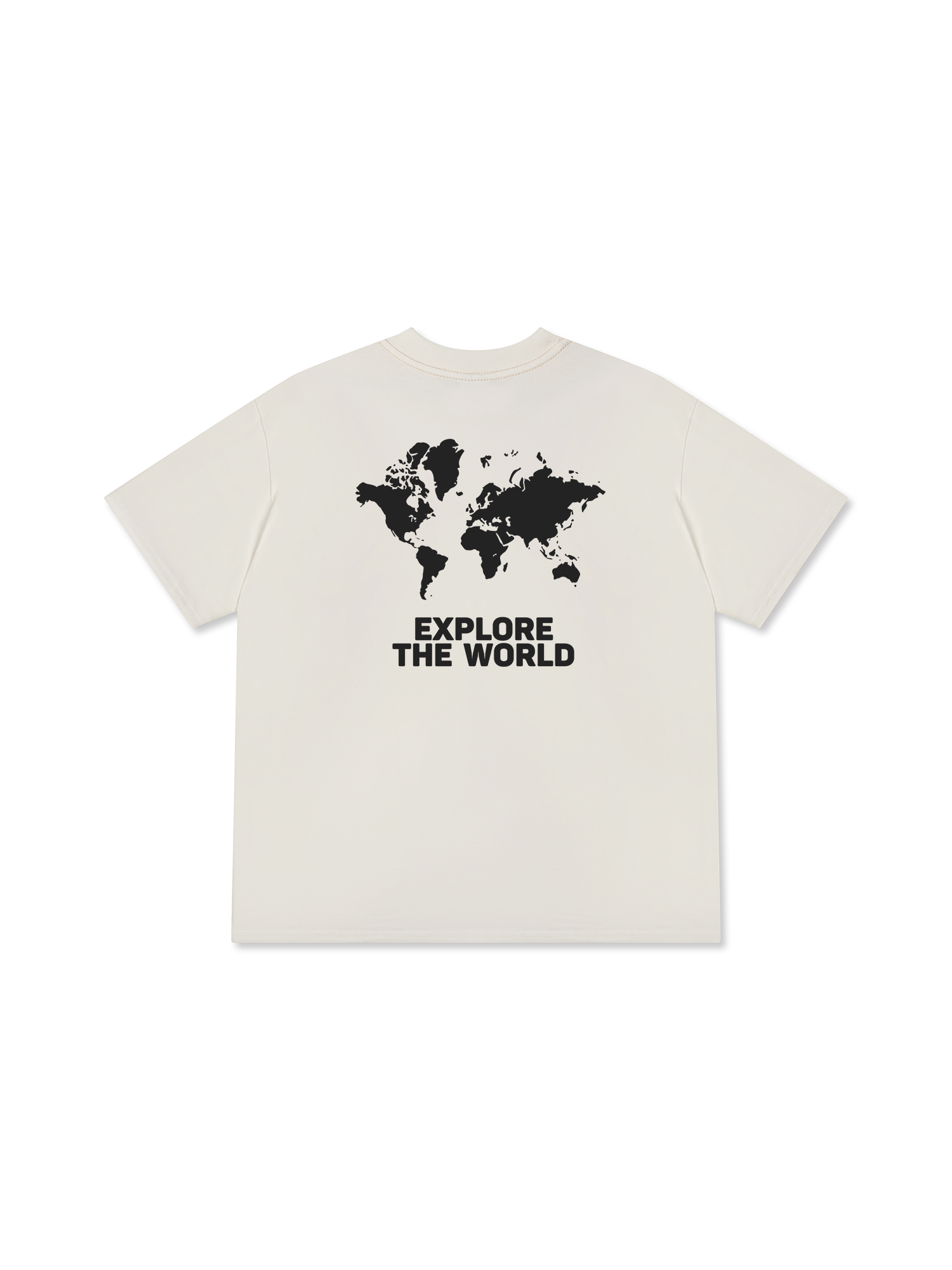 Áo Thun Relaxed Fit World Map