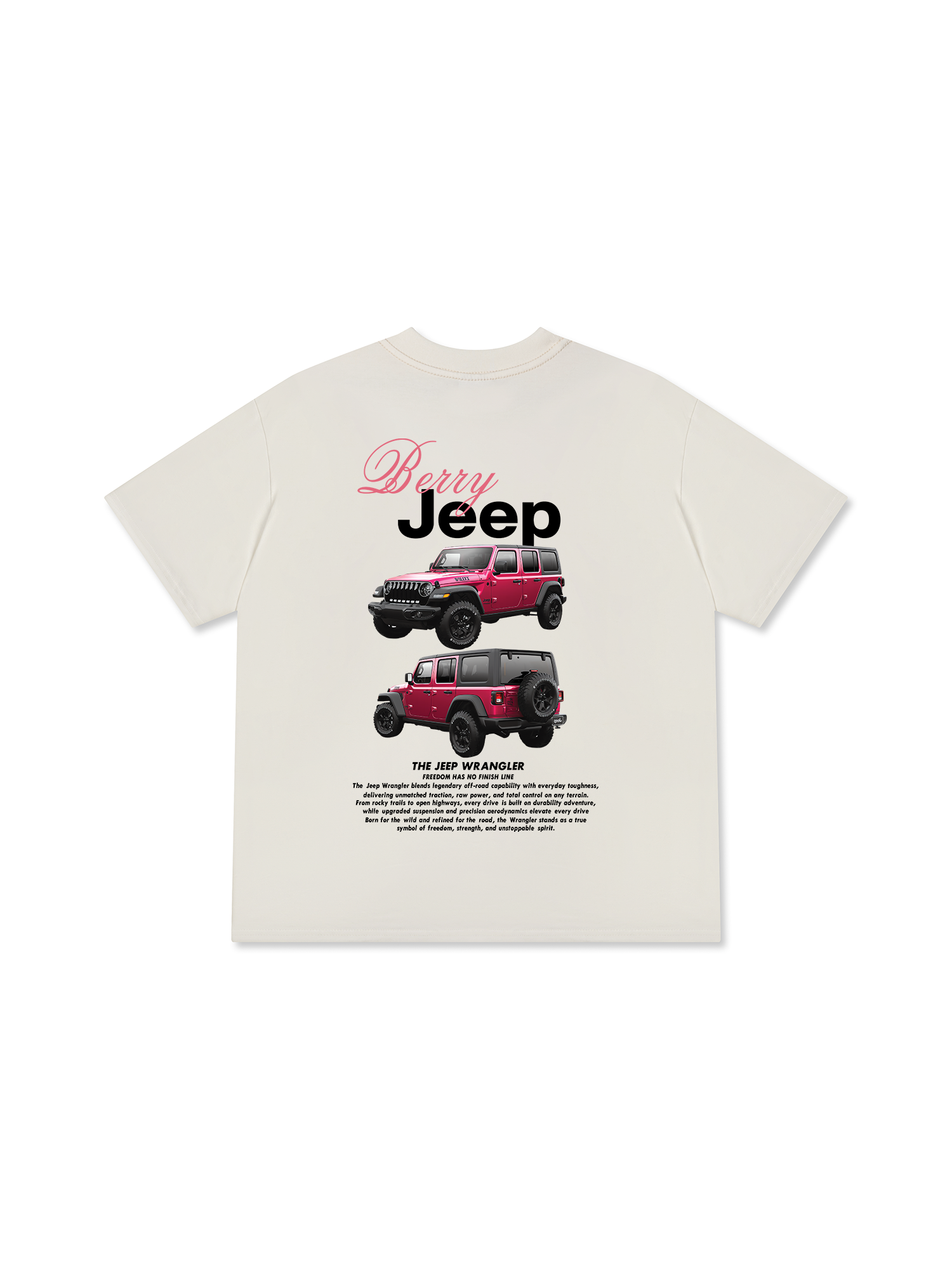 Áo Thun Relaxed Fit Berry Jeep