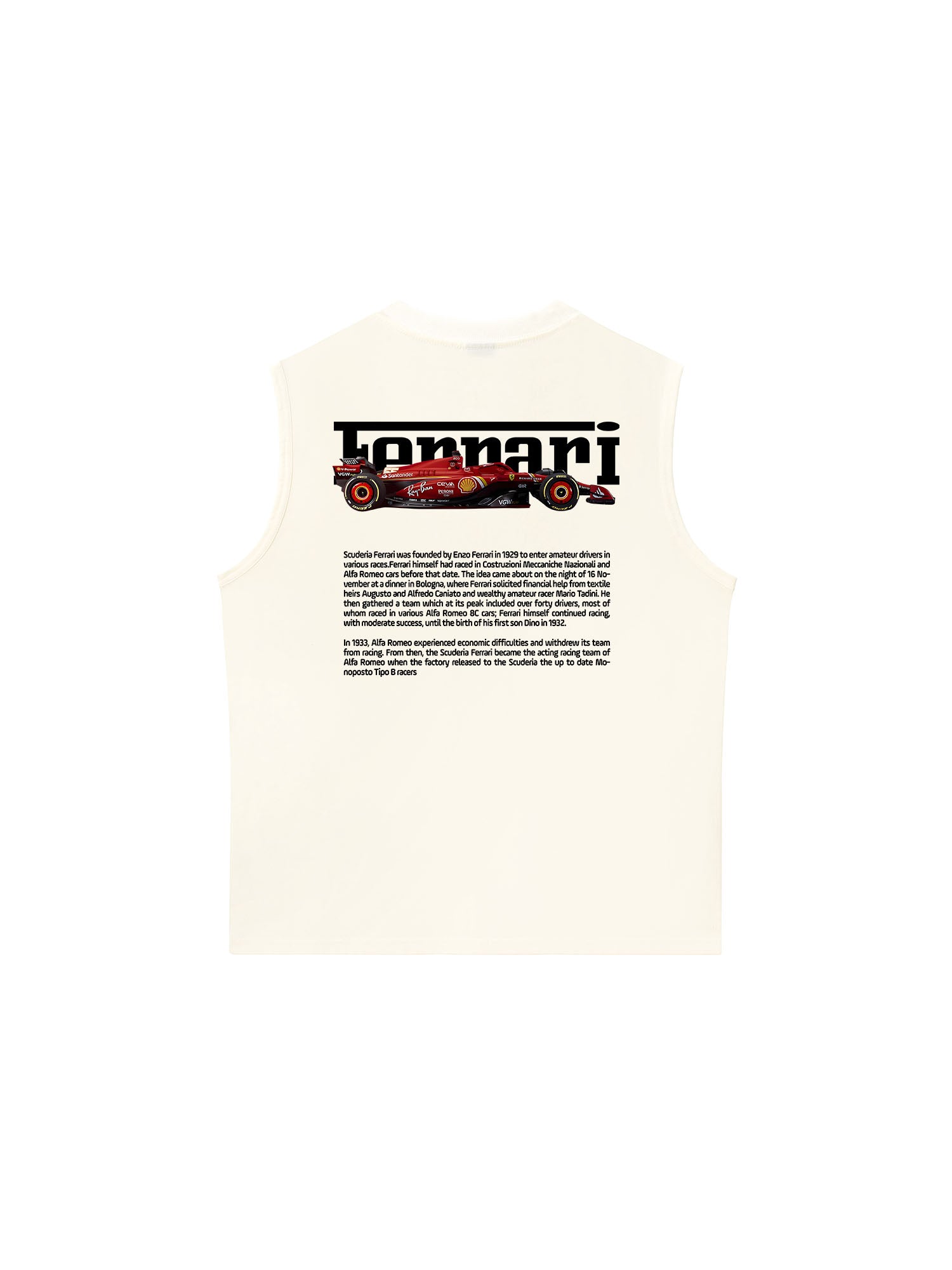 Áo Ba Lỗ Relaxed Fit Ferrari Enzo Leon