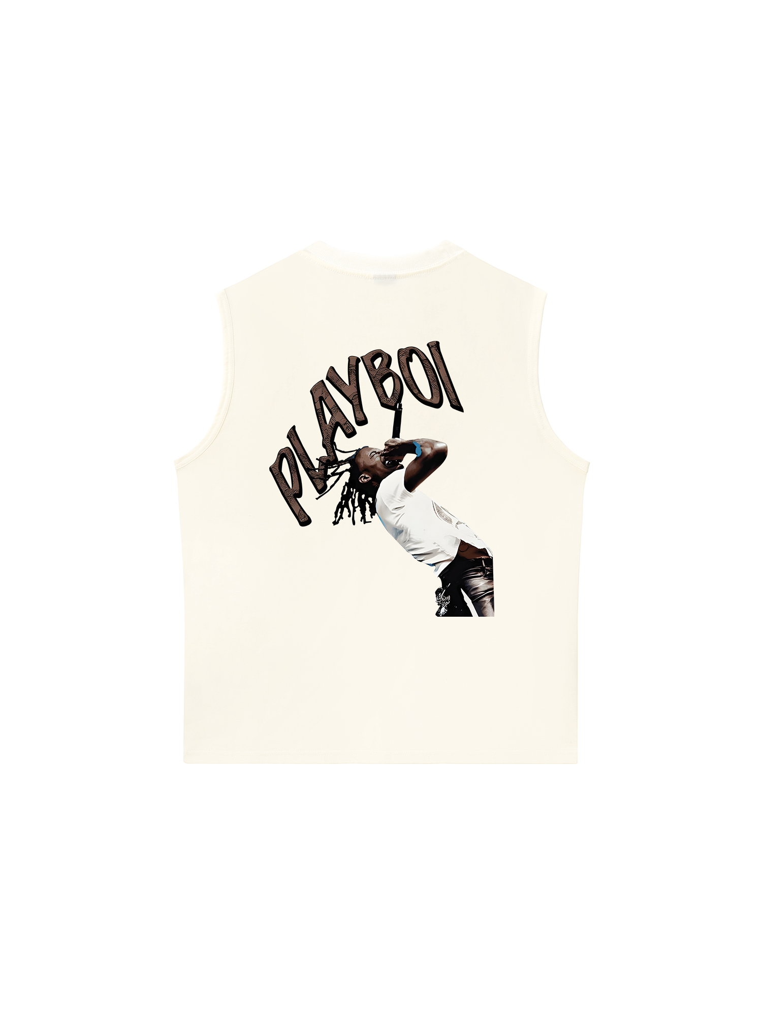 Áo Ba Lỗ Relaxed Fit Rapper Play Boi