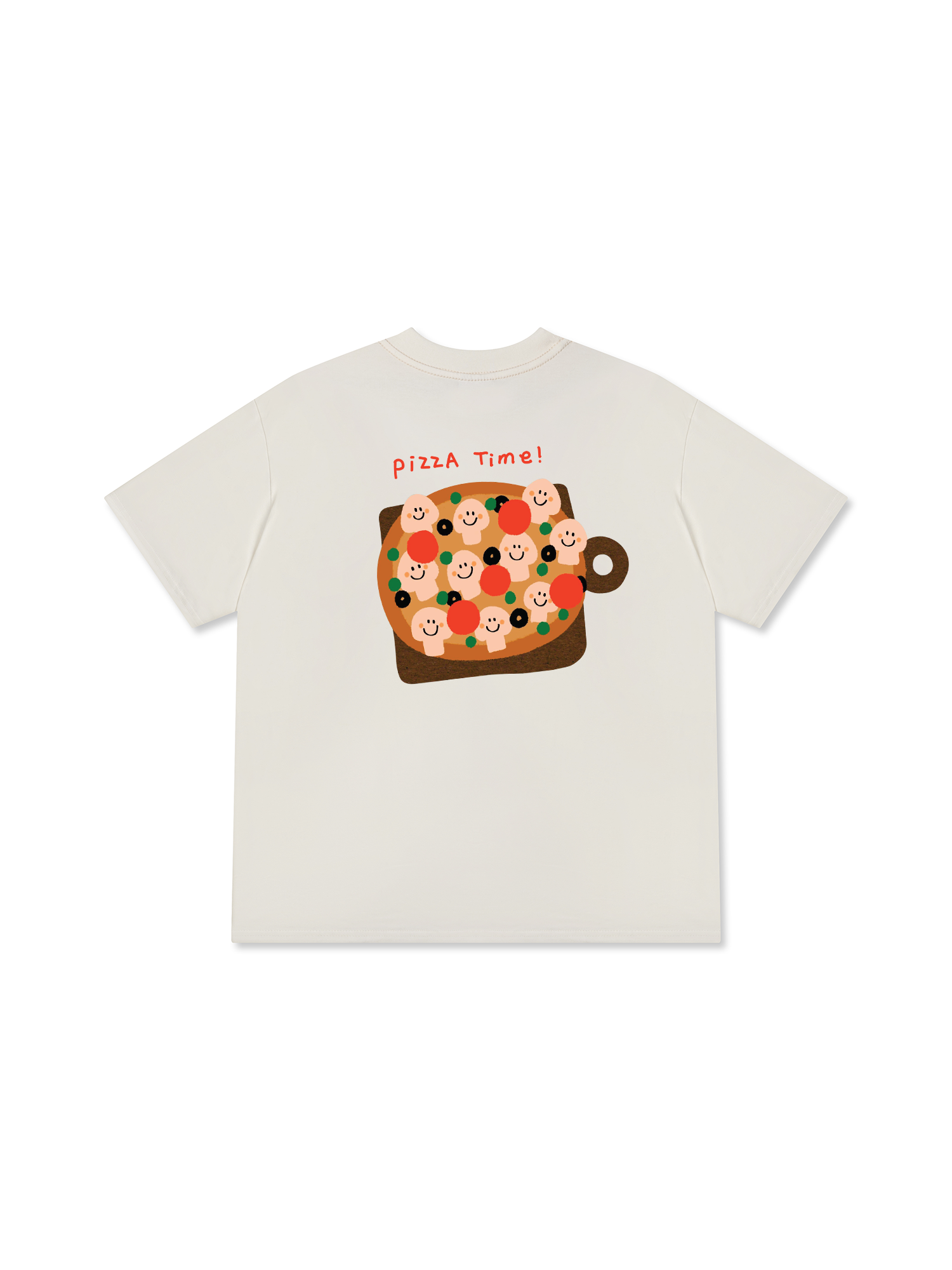 Áo Thun Relaxed Fit Yummy Mood Pizzatime