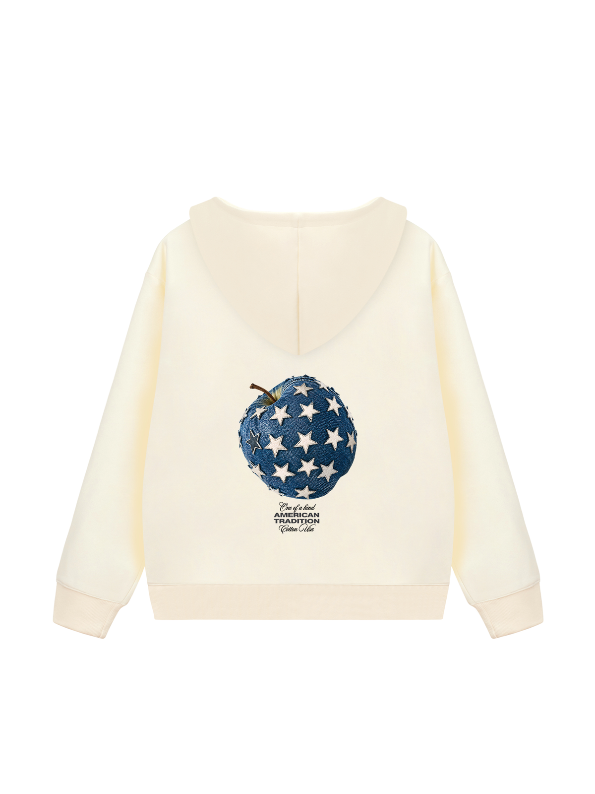 Áo Hoodie Zip Nỉ Hai Da Jeans Star Apple
