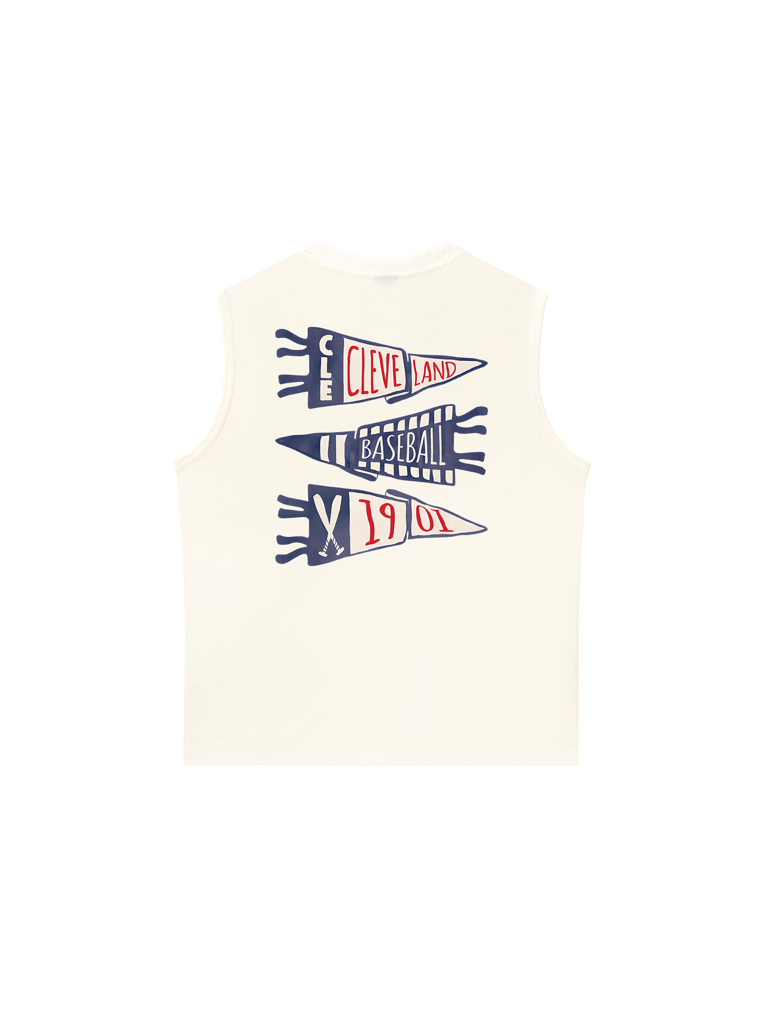 Áo Ba Lỗ Relaxed Fit Baseball Cleve Land