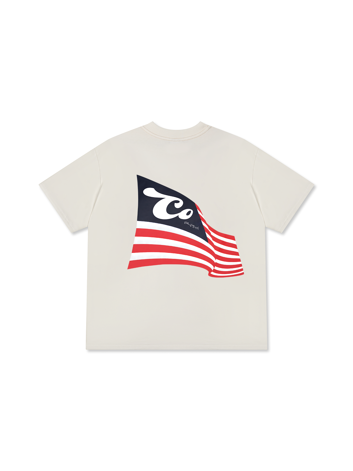 Áo Thun Relaxed Fit USA Cotton USA Flag