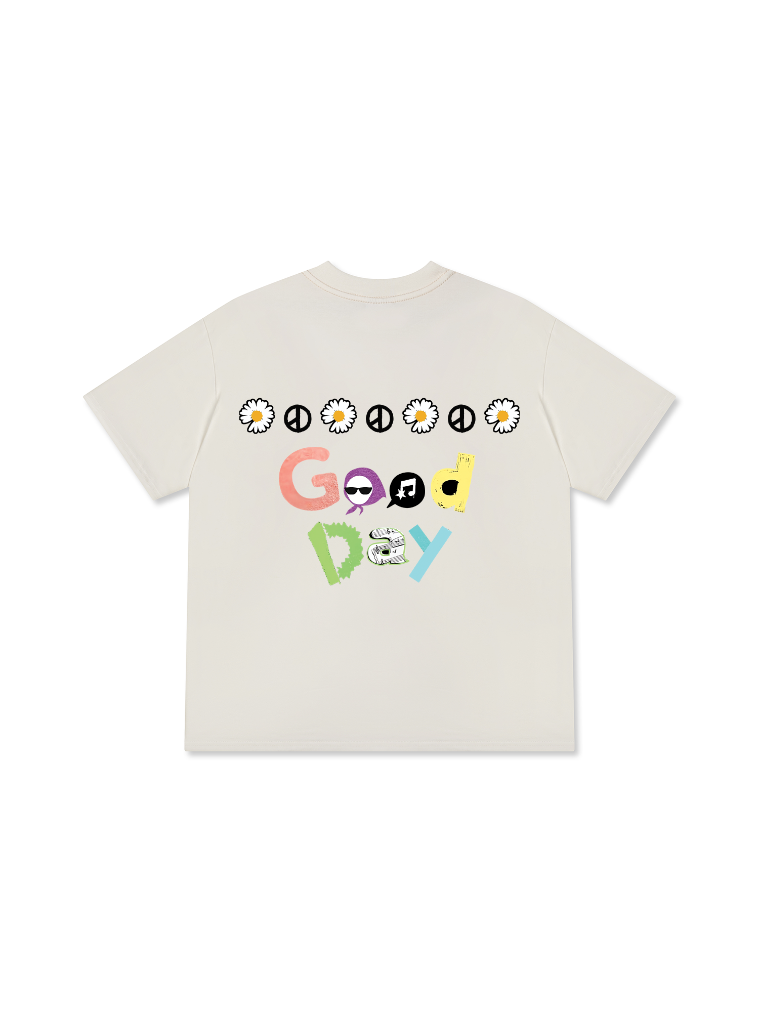 Áo Thun Relaxed Fit Idol G-Dragon Flower Peace Shirt