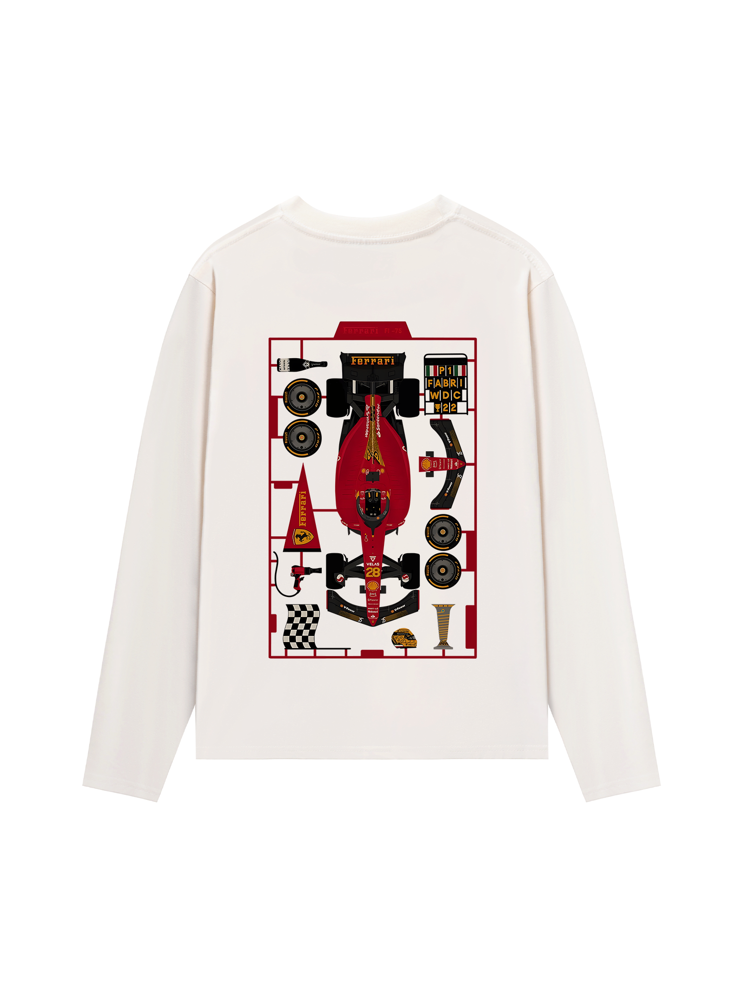 Áo Thun Dài Tay Ferrari F1 Need For Speed