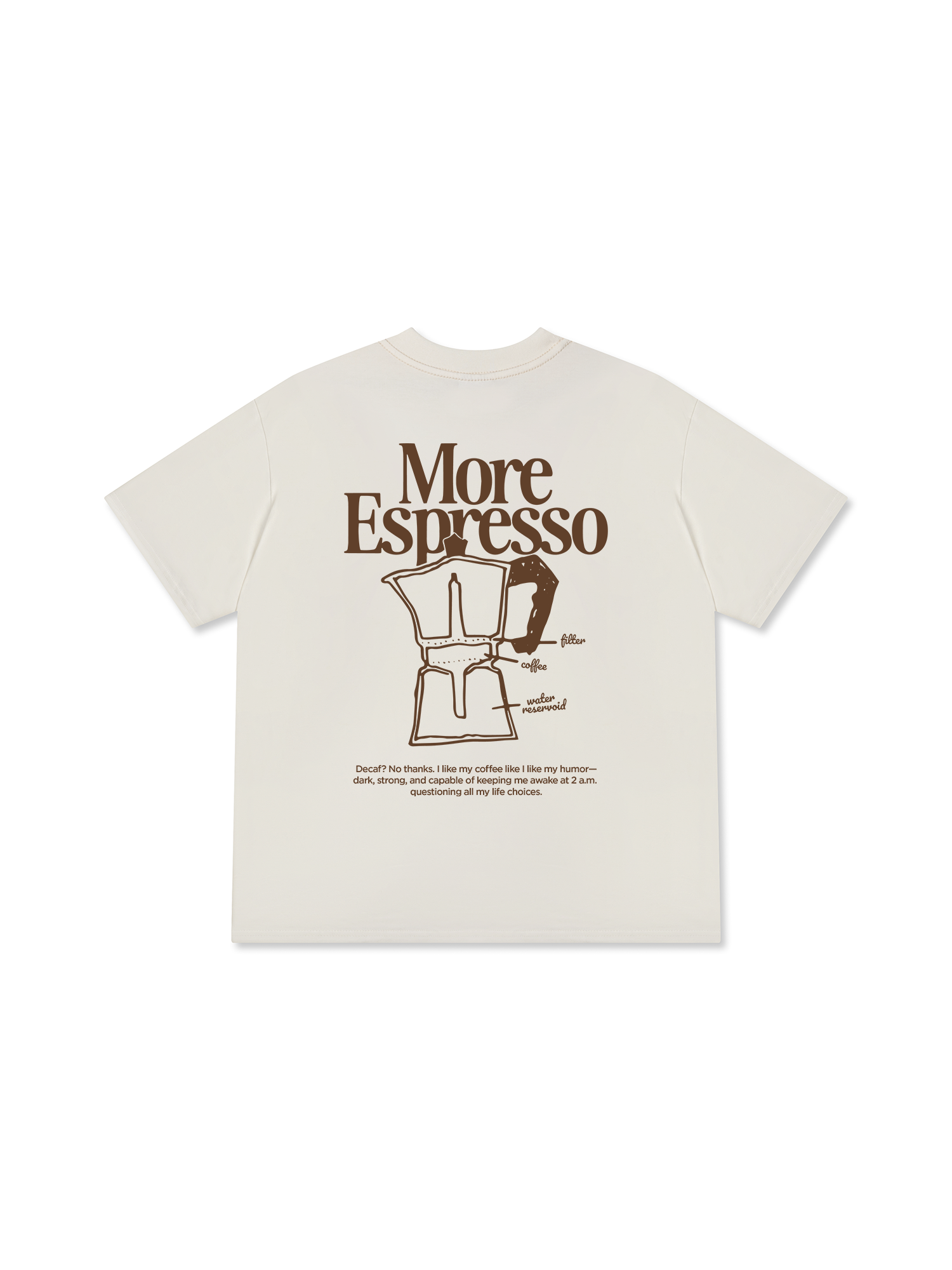 Áo Thun Relaxed Fit Daily Cup More Espresso