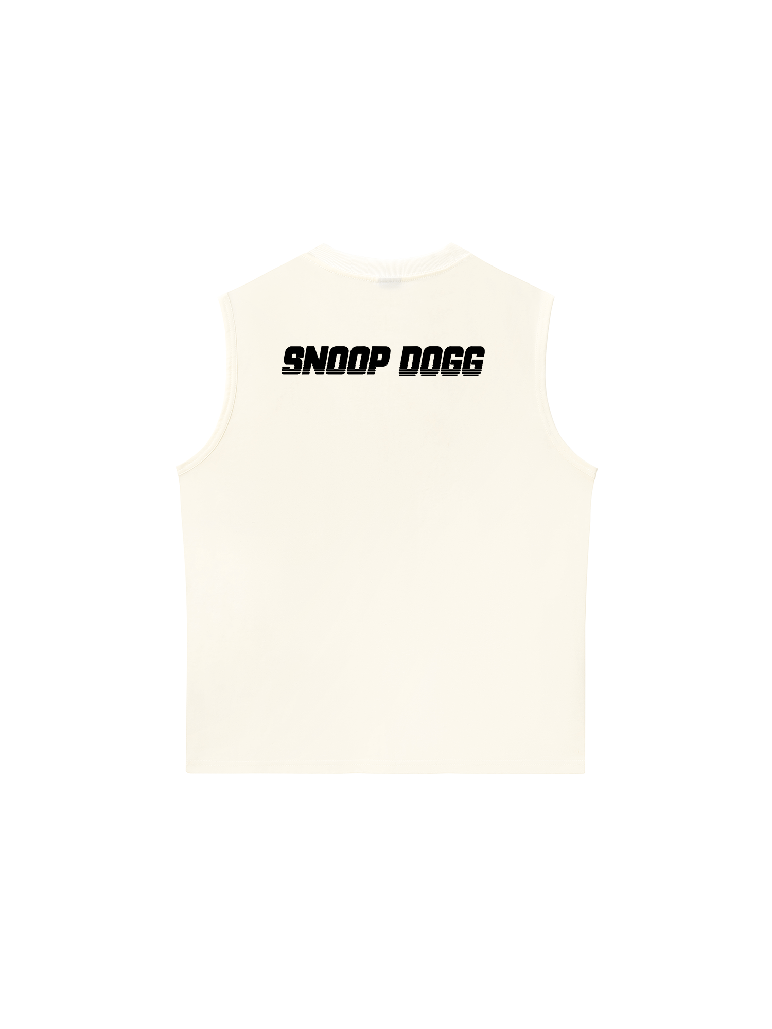 Áo Ba Lỗ Relaxed Fit Black And White Snoop Dog